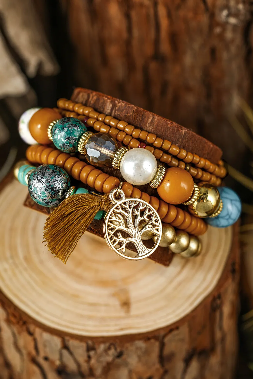 Threaded Pear Maria Boho Beaded Bracelets Set sold by Zulily product image thumbnail 5