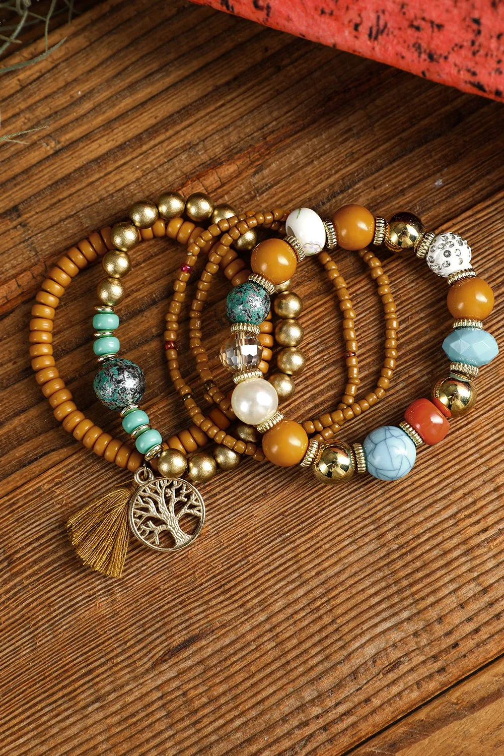 Threaded Pear Maria Boho Beaded Bracelets Set sold by Zulily product image thumbnail 2