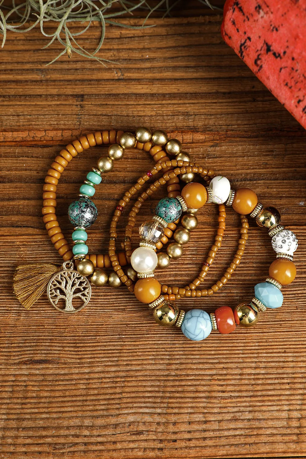 Threaded Pear Maria Boho Beaded Bracelets Set sold by Zulily product image thumbnail 3