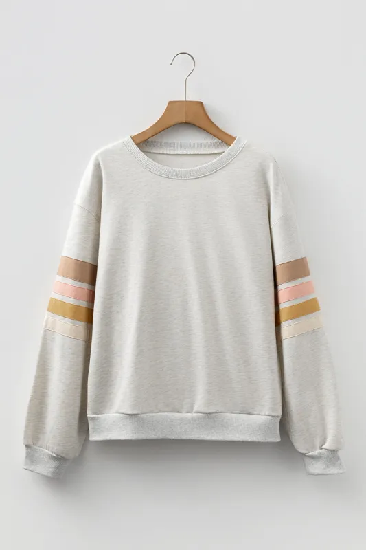 Threaded Pear Maci Patchwork Drop Shoulder Sweatshirt made by Threaded Pear