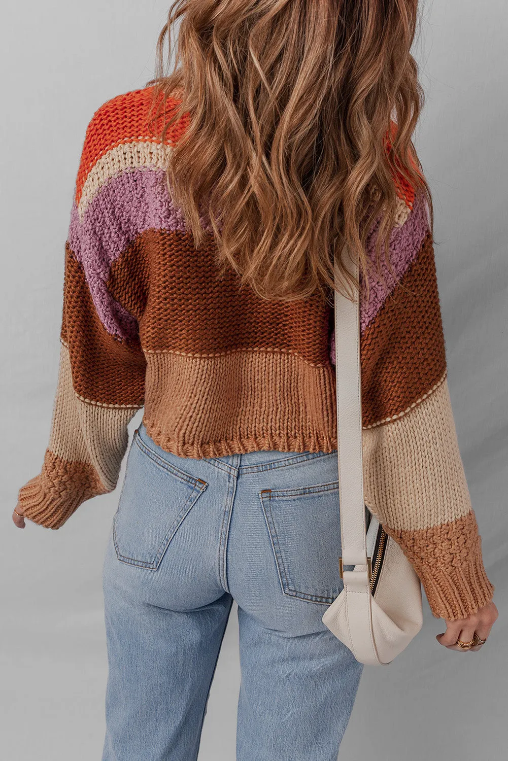 Threaded Pear Lydia Cropped Knitted Sweater sold by Zulily product image thumbnail 2