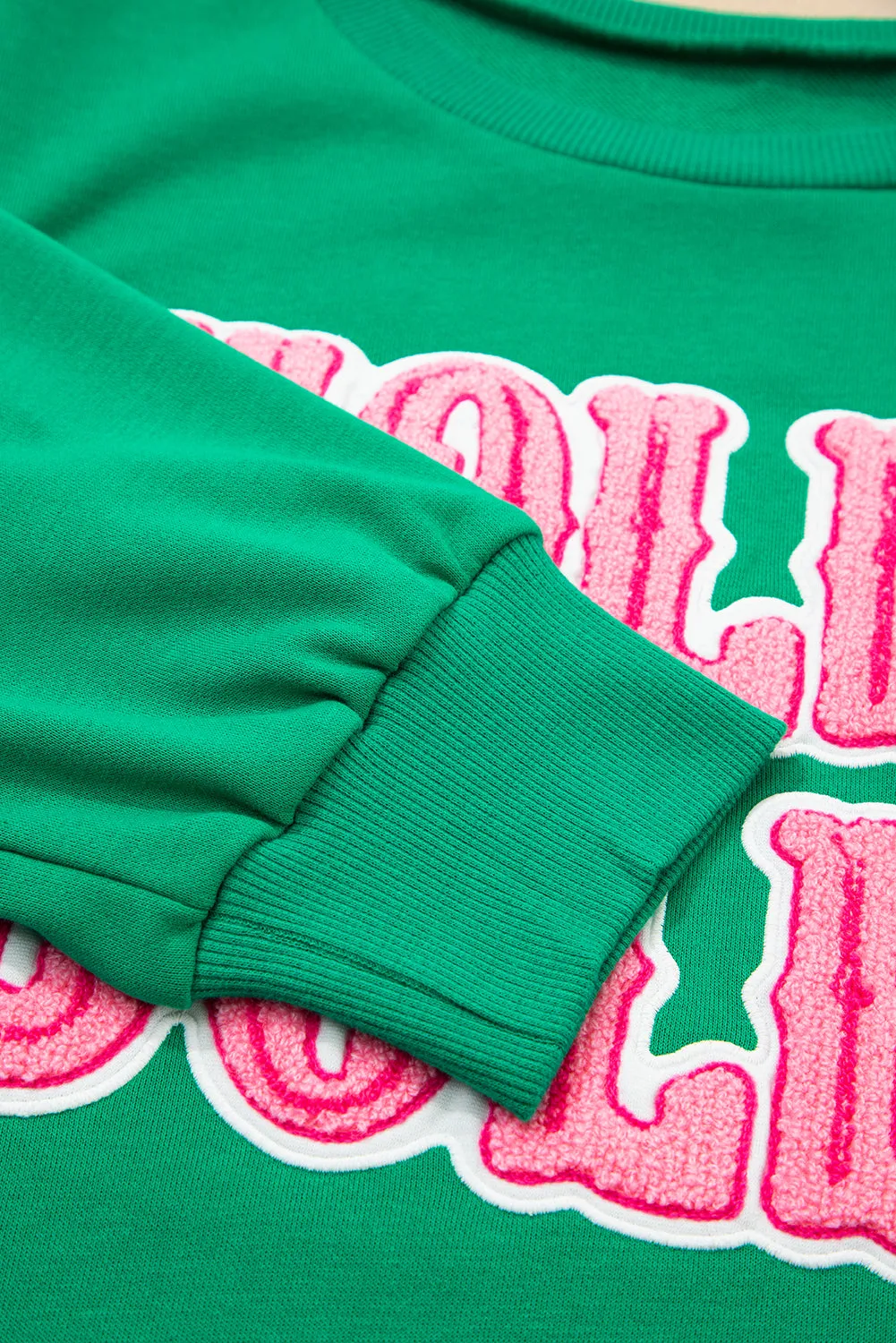 Threaded Pear Luz Embroidered Christmas Holiday Sweatshirt sold by Zulily product image thumbnail 5