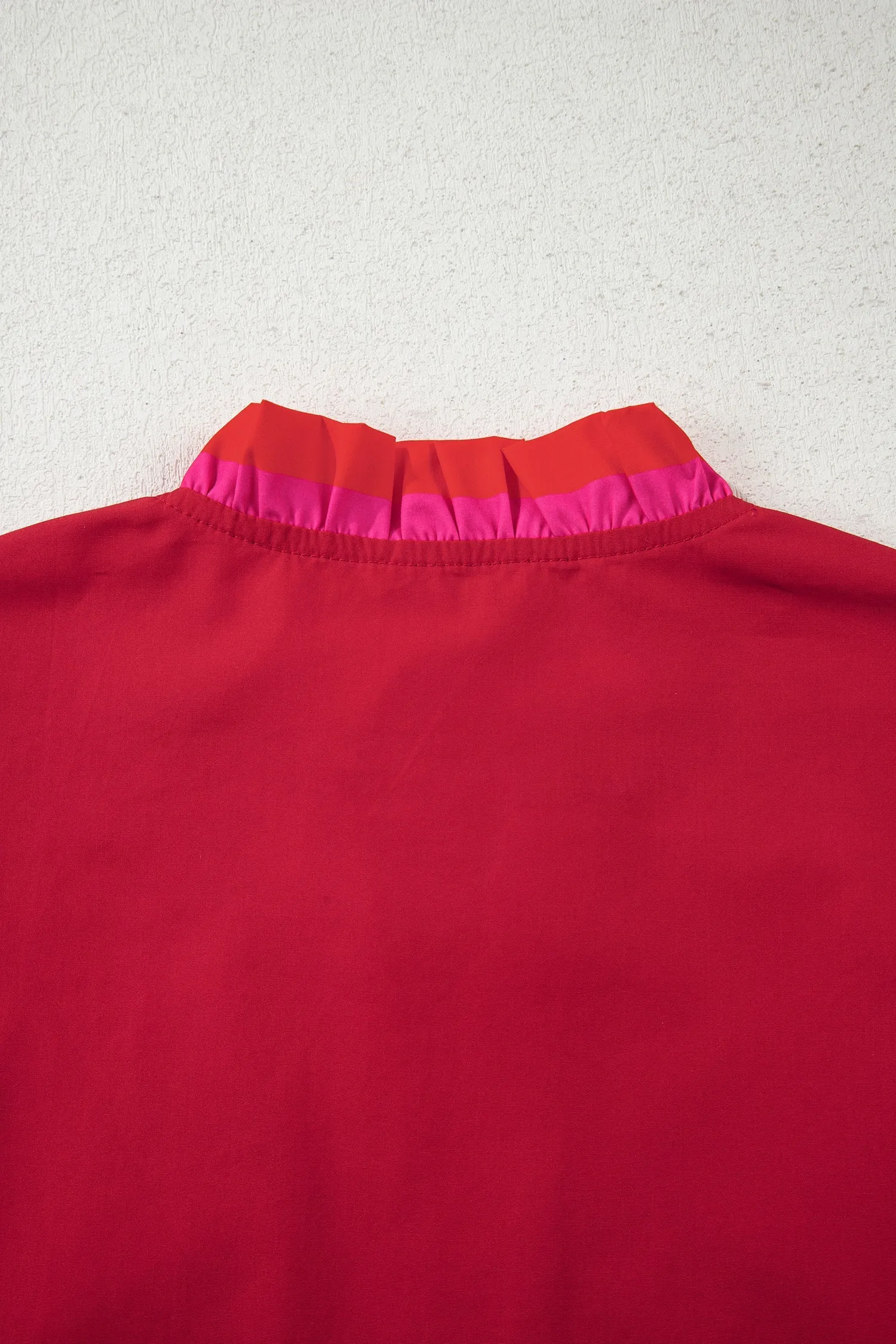 Threaded Pear Luciana Ruffled Short Sleeve Blouse sold by Zulily product image thumbnail 3