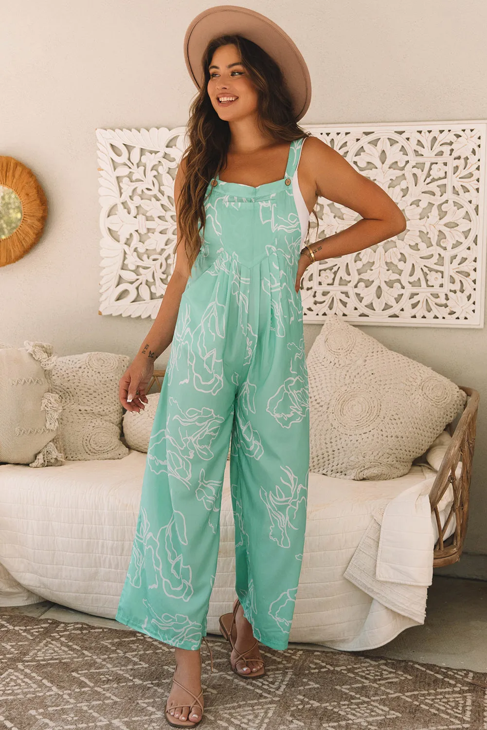 Threaded Pear Lorelai Wide Leg Overalls sold by Zulily product image thumbnail 4