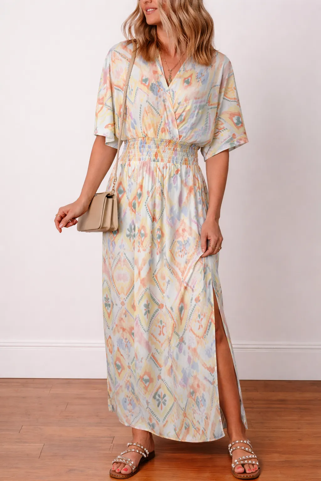 Threaded Pear Logan High Waist Maxi Dress sold by Zulily