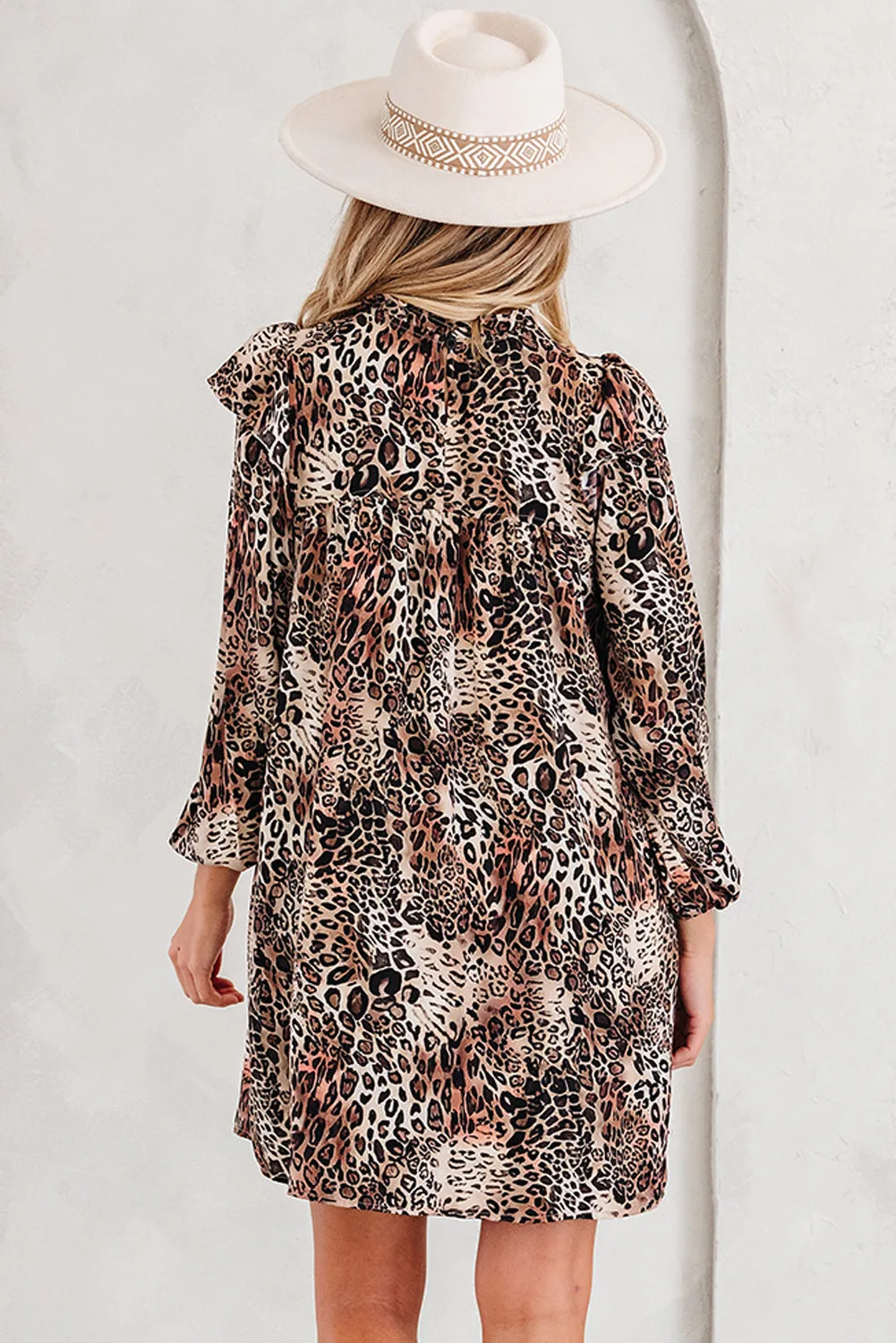 Threaded Pear Lily Sleeve Loose Mini Dress sold by Zulily product image thumbnail 2