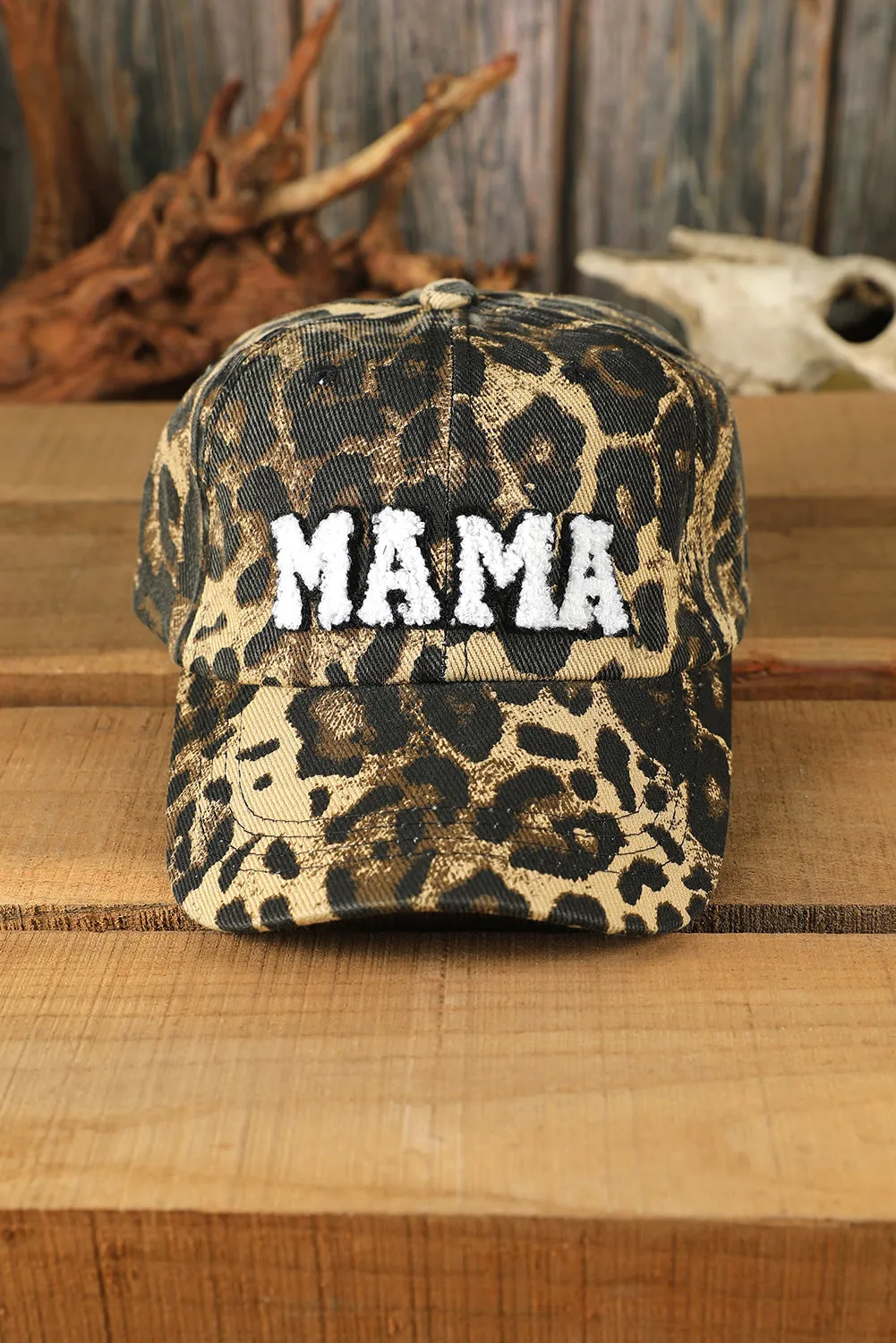 Threaded Pear Leopard MAMA Baseball Cap sold by Zulily product image thumbnail 4
