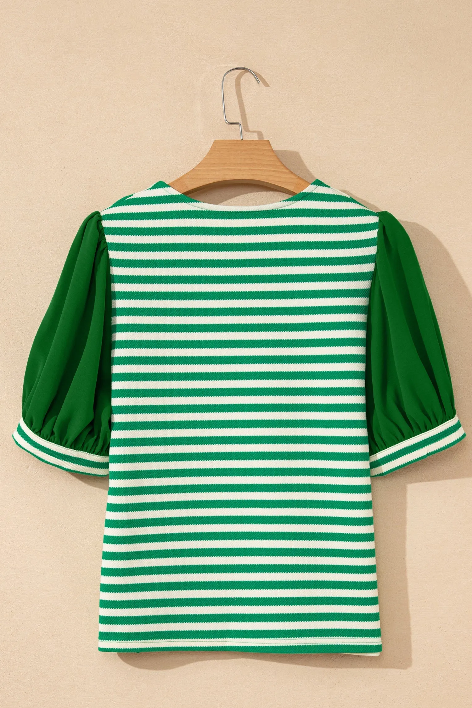 Threaded Pear Leighton Short Sleeve Patchwork Blouse sold by Zulily product image thumbnail 5