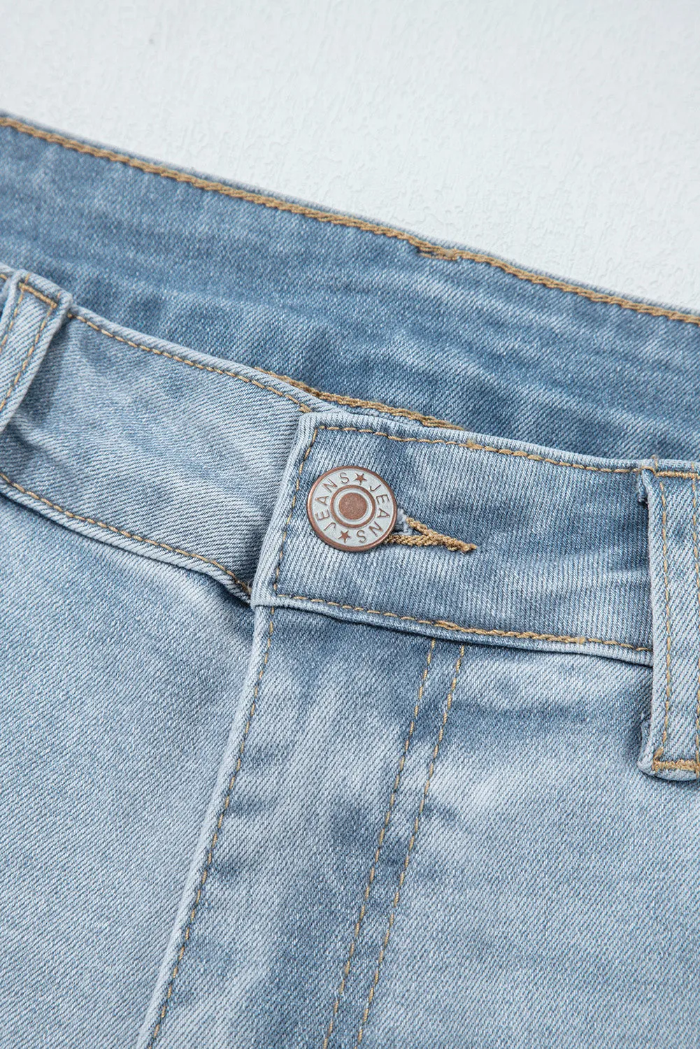 Threaded Pear Kimberly Length Distressed Skinny Jeans sold by Zulily product image thumbnail 3