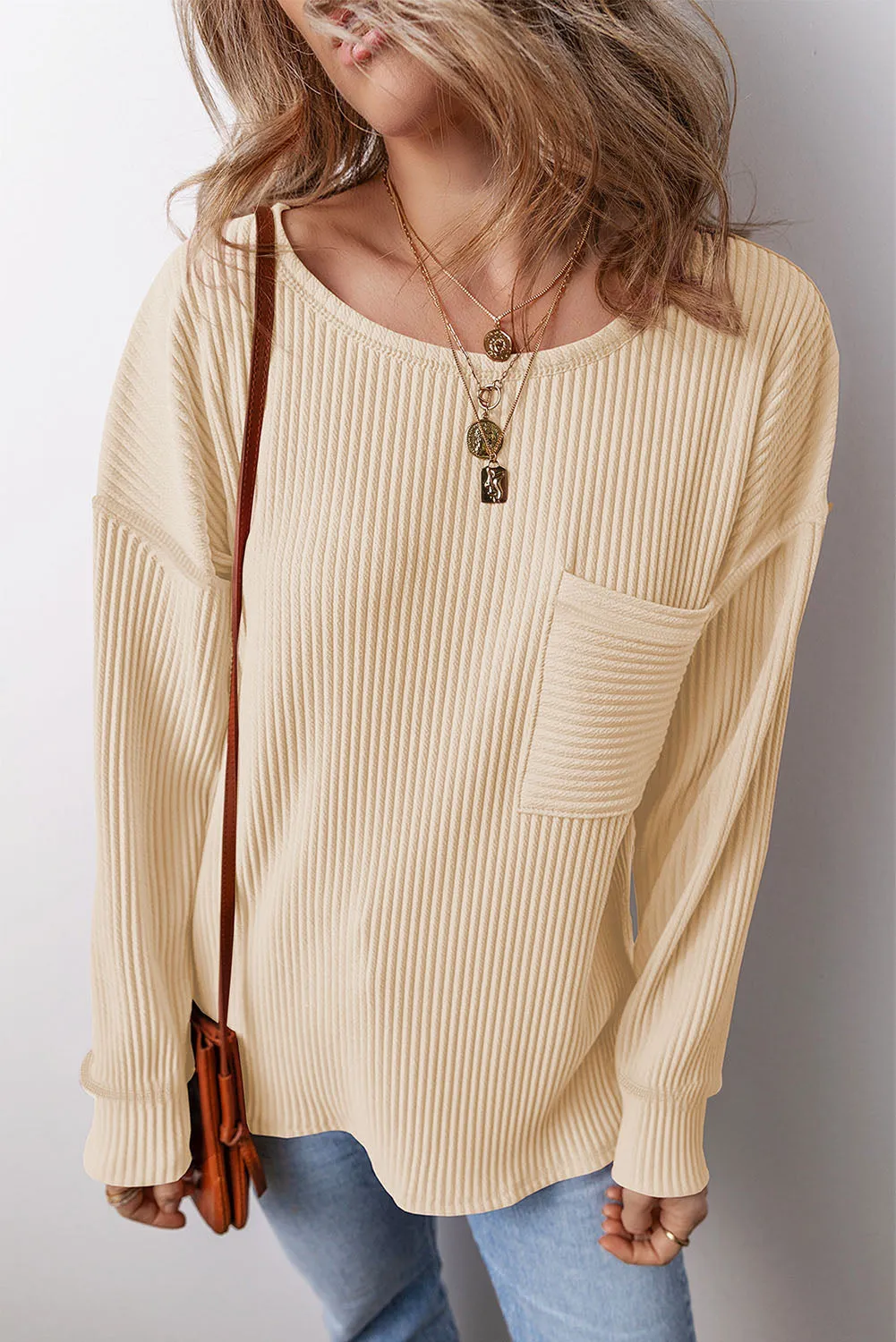 Threaded Pear Kennedy Corded Long Sleeve sold by Zulily