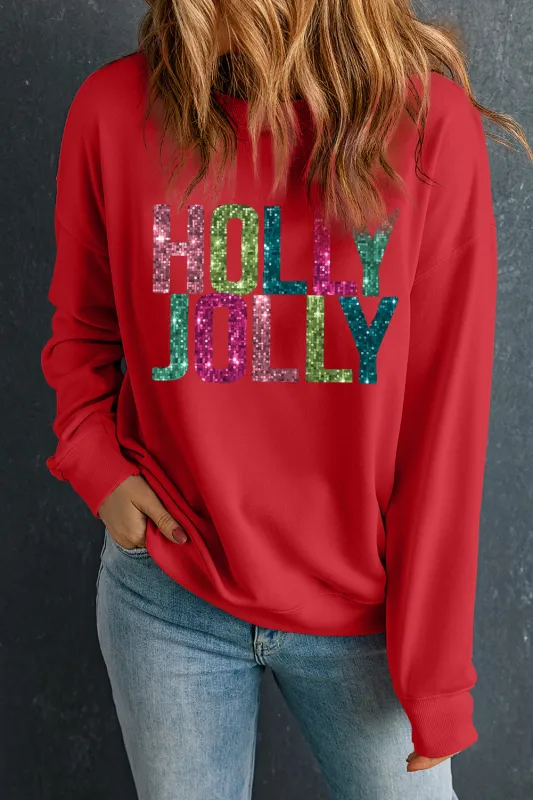 Threaded Pear Junora Jolly Printing Christmas Pullover made by Threaded Pear