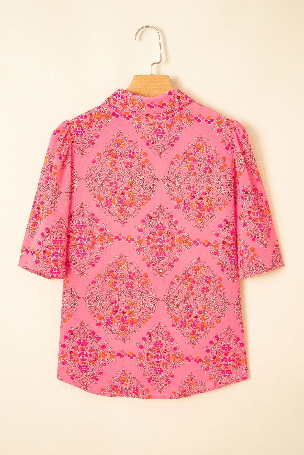 Threaded Pear Josephine Floral Wide Short Sleeve Loose Top sold by Zulily product image thumbnail 5