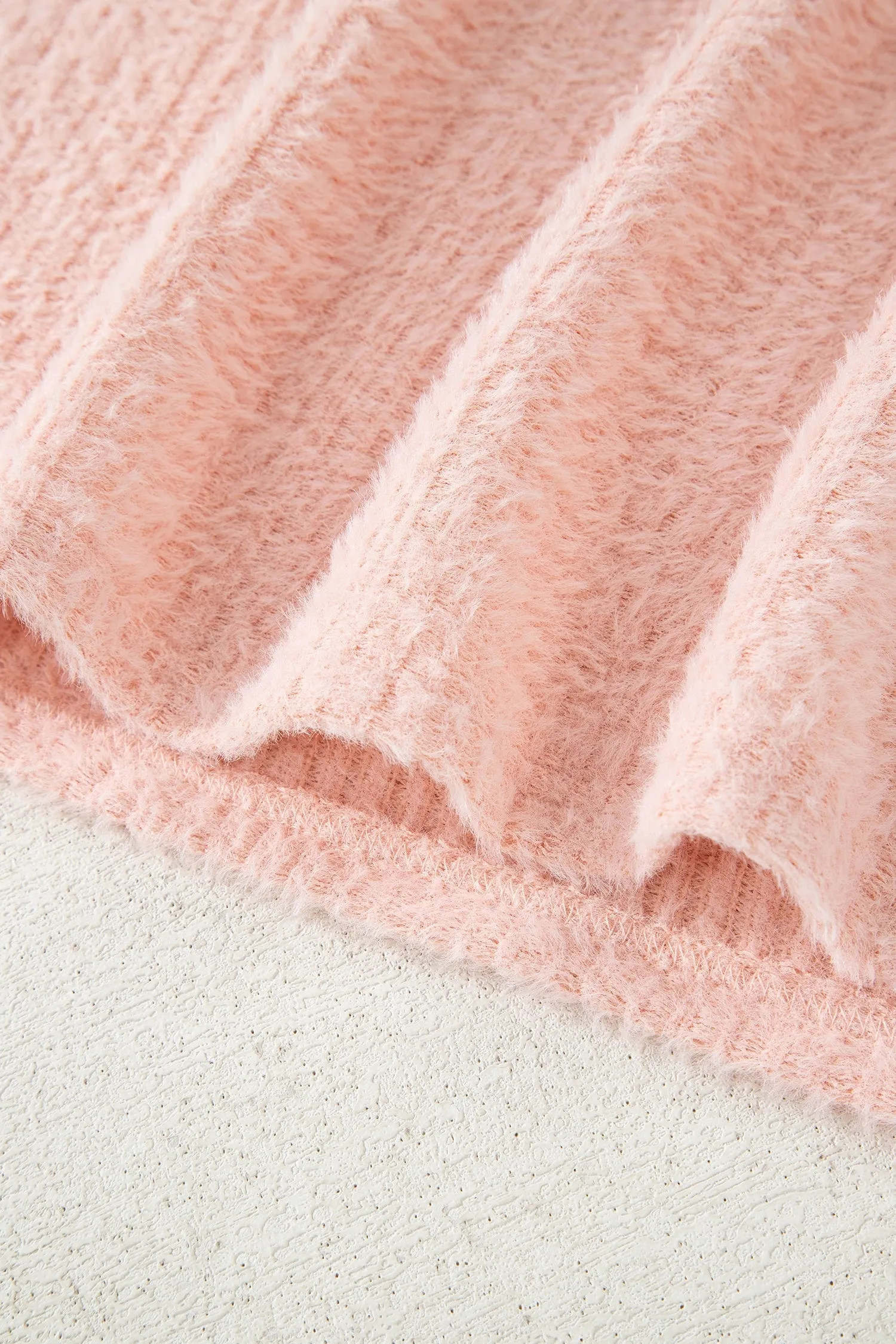 Threaded Pear Ivy Fuzzy Ribbed Texture Long Sleeve Top sold by Zulily product image thumbnail 5