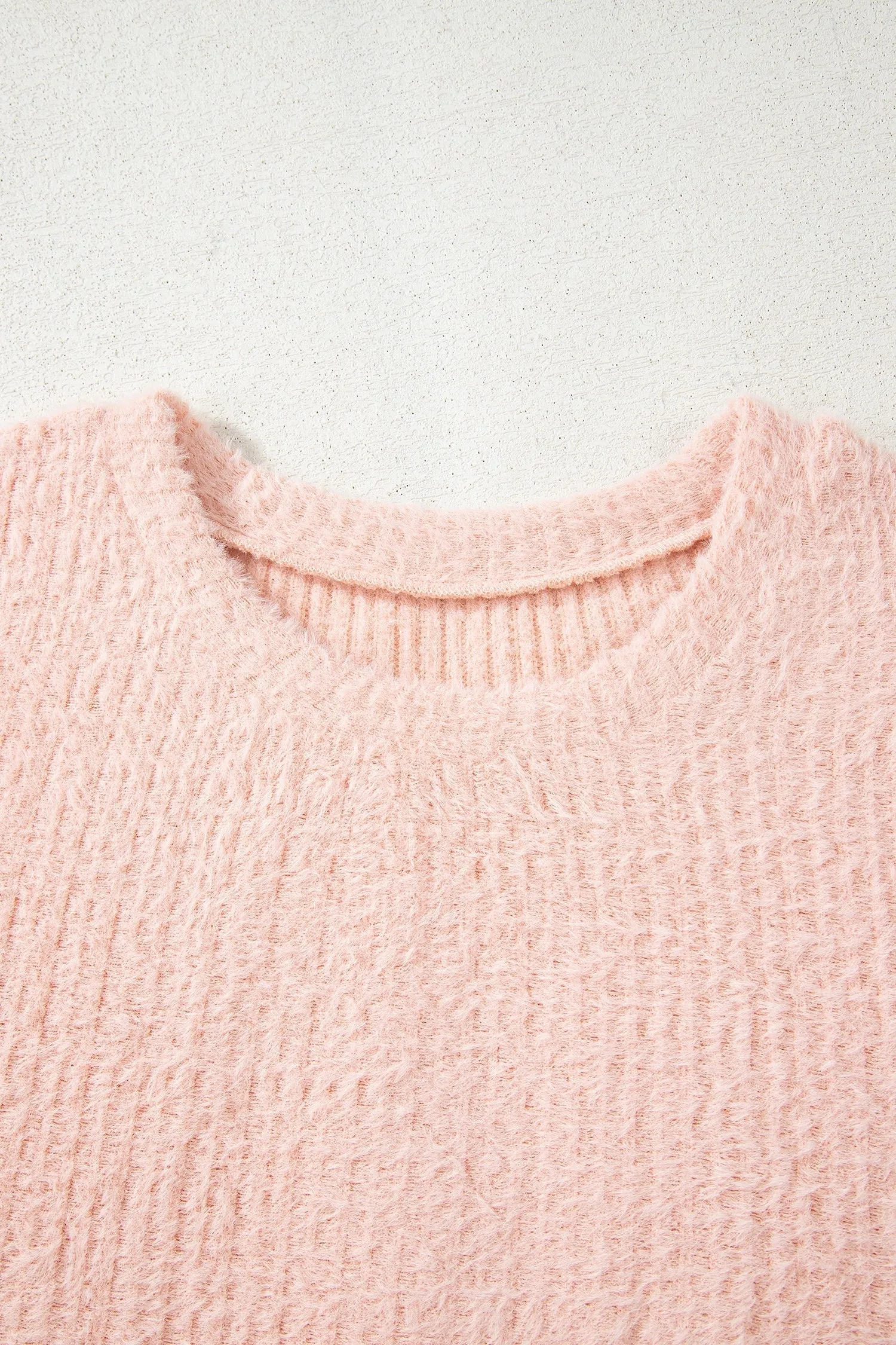 Threaded Pear Ivy Fuzzy Ribbed Texture Long Sleeve Top sold by Zulily product image thumbnail 3