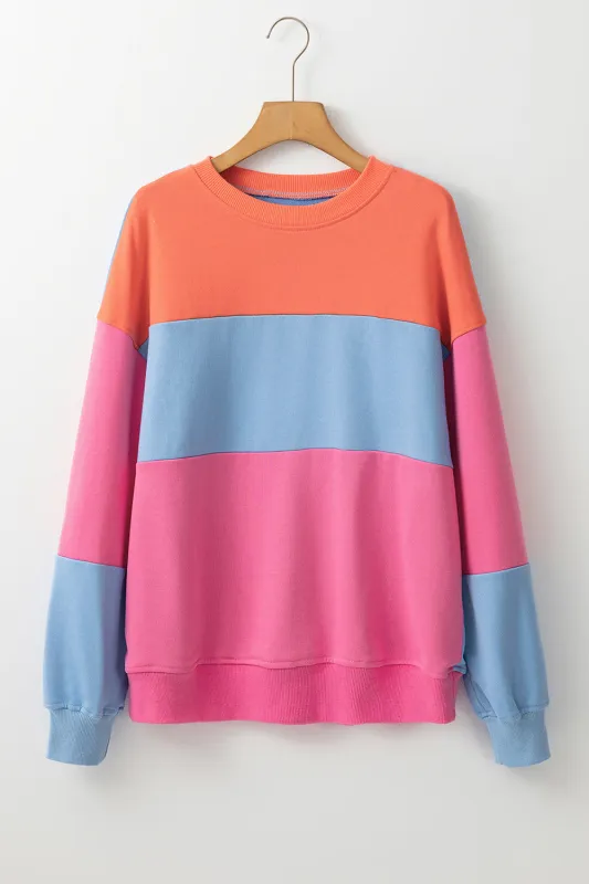 Threaded Pear Isabella Patchwork Drop Shoulder Sweatshirt made by Threaded Pear