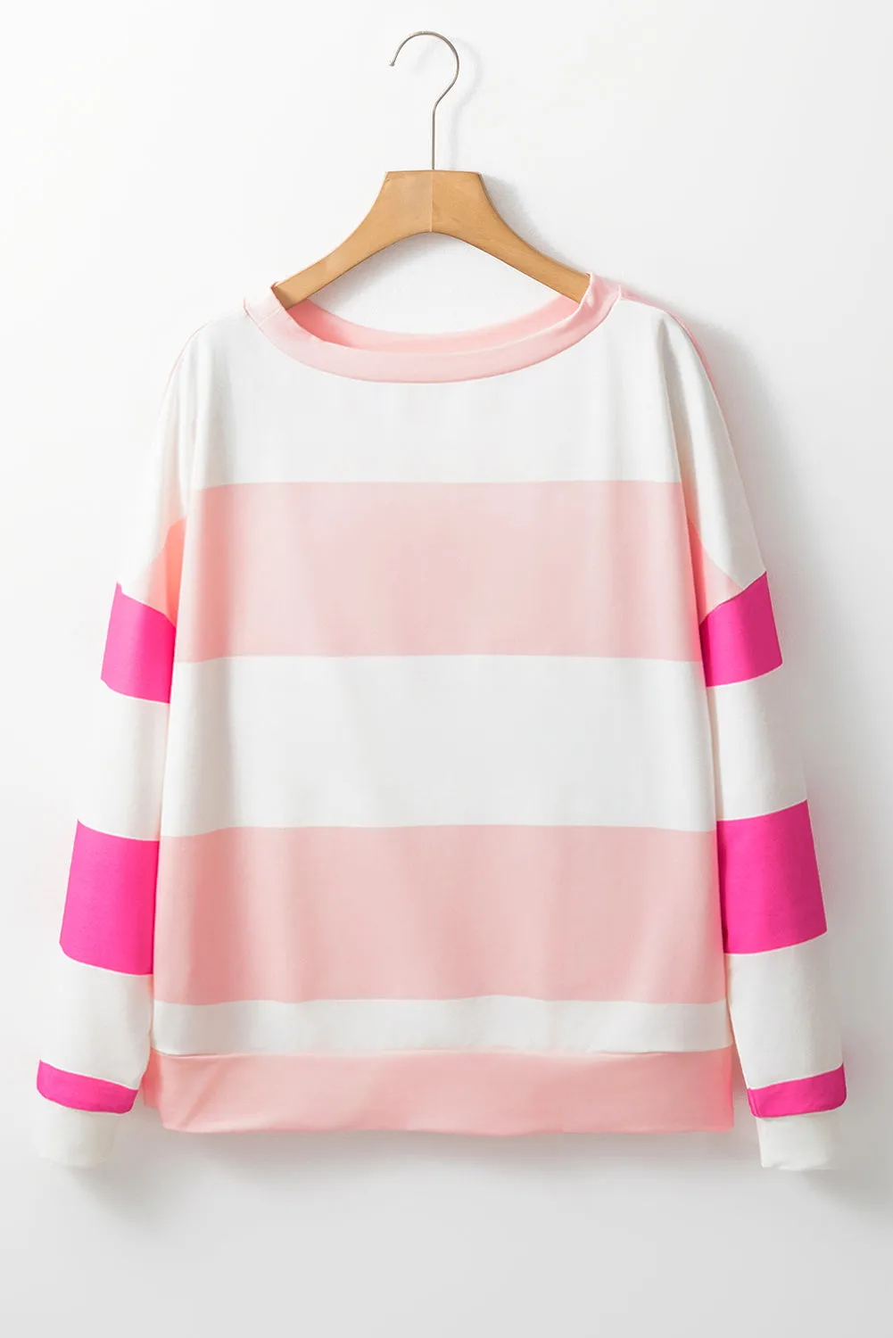Threaded Pear Iris Striped Long Sleeve Top sold by Zulily product image thumbnail 2