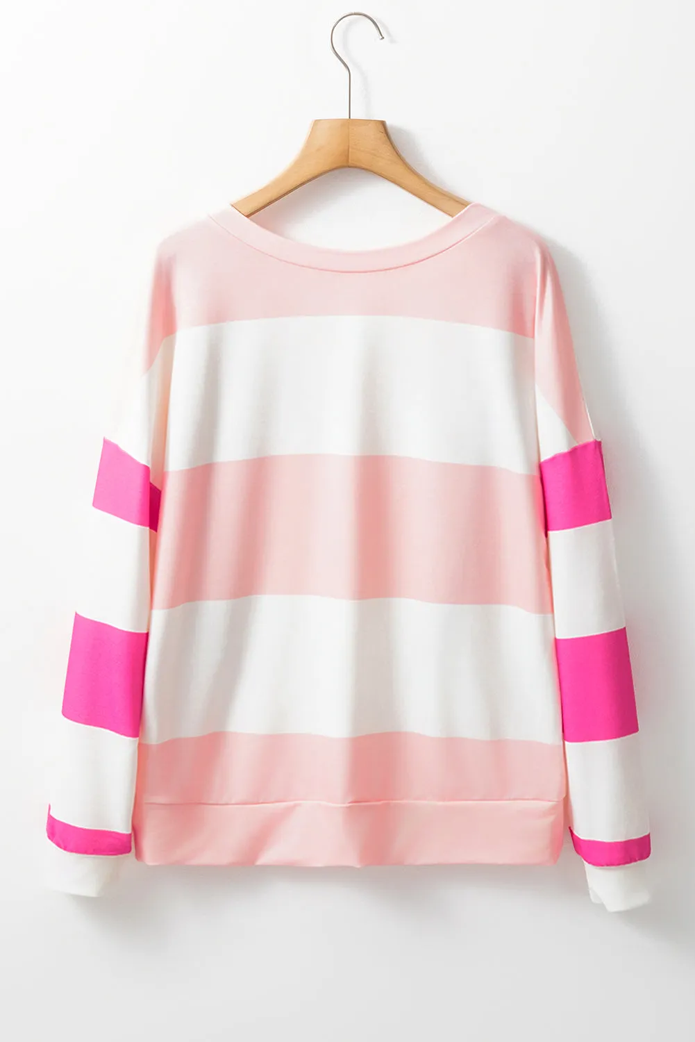 Threaded Pear Iris Striped Long Sleeve Top sold by Zulily product image thumbnail 3