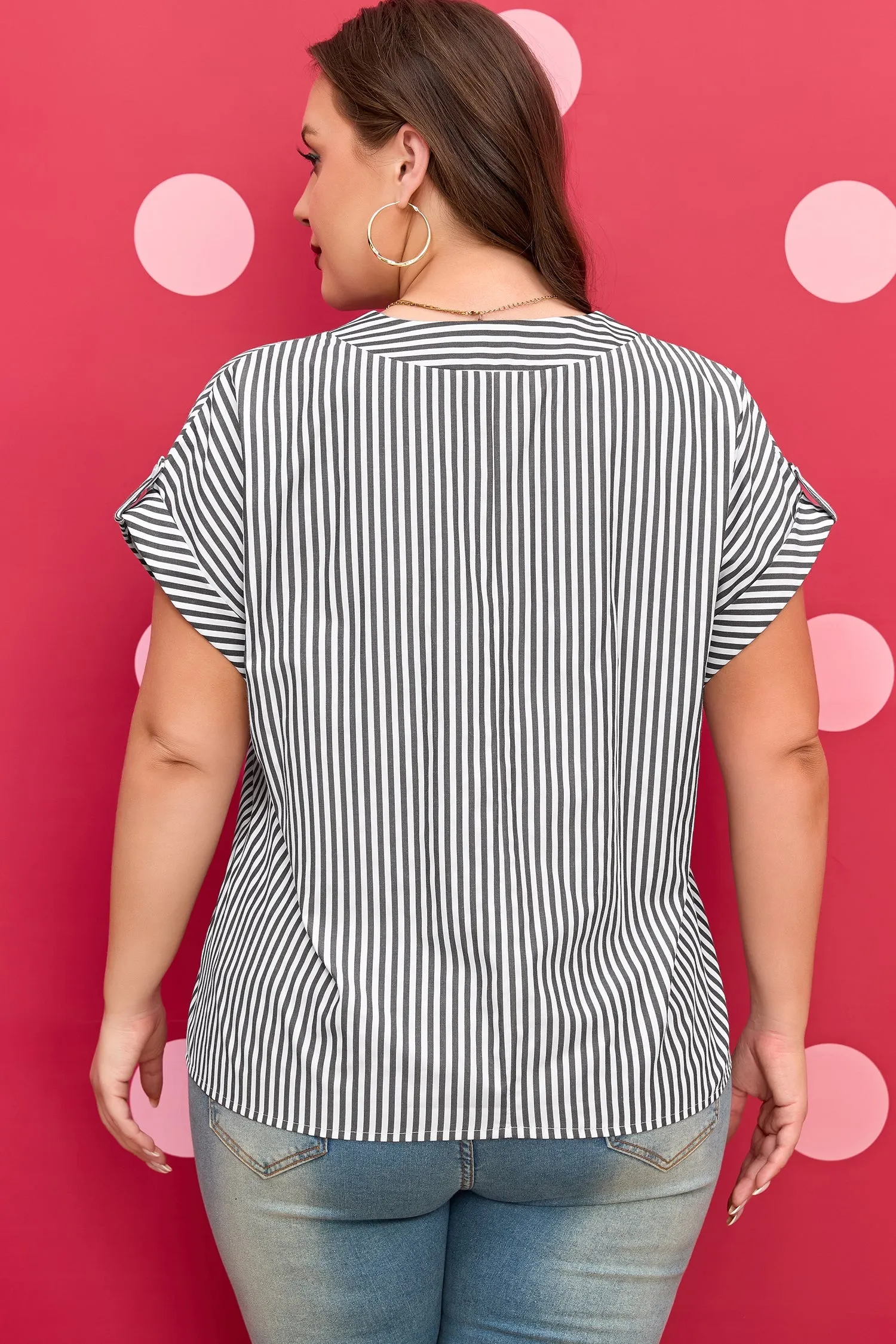 Threaded Pear Hope Short Dolman Sleeve PLUS Blouse sold by Zulily product image thumbnail 2