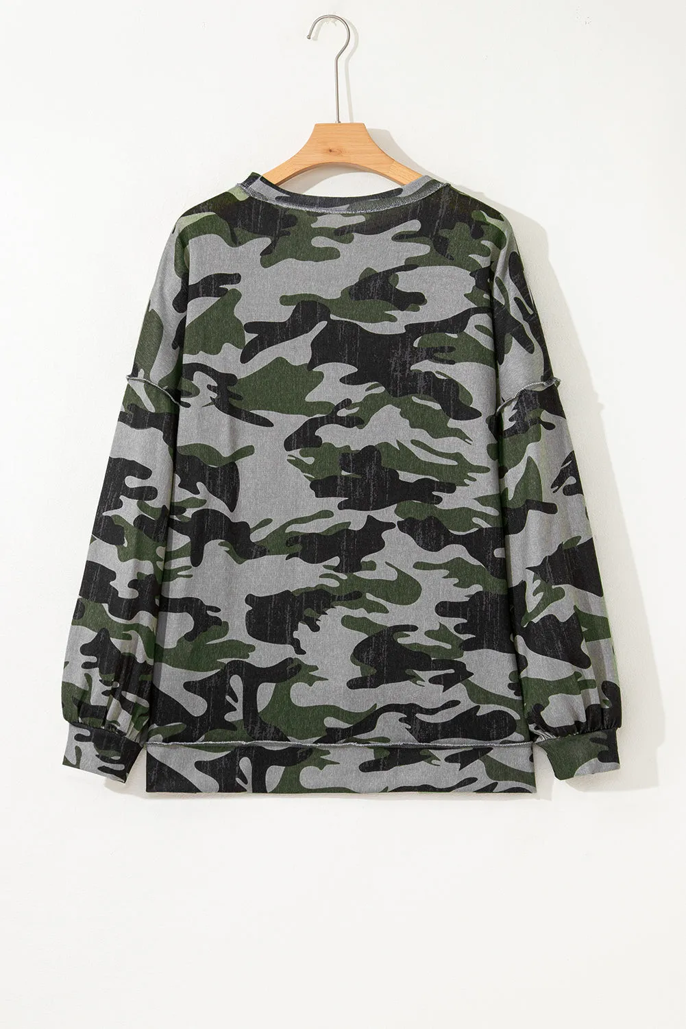 Threaded Pear Honey Patchwork Drop Shoulder Sweatshirt sold by Zulily product image thumbnail 4