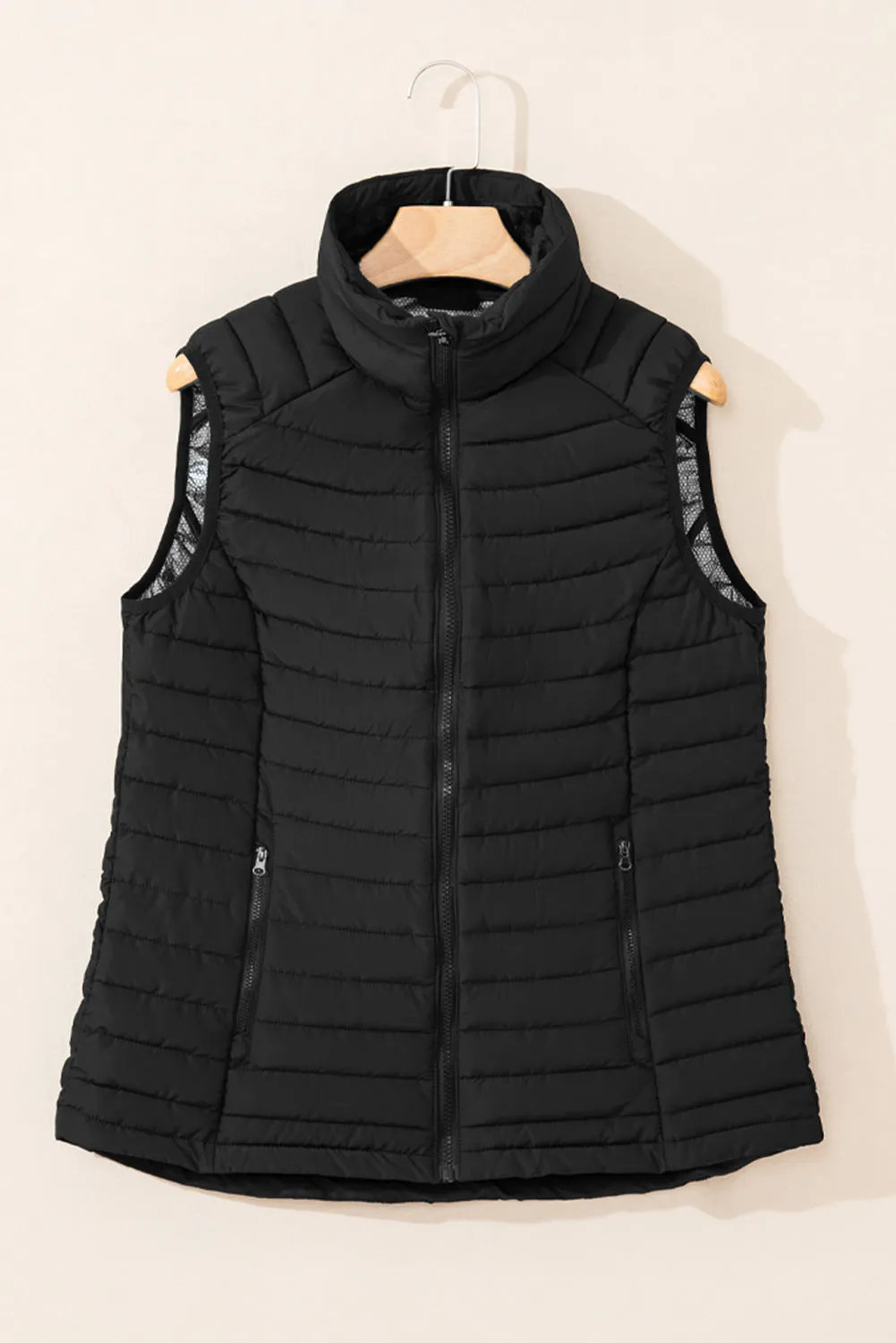 Threaded Pear Harper Quilted Zipped Puffer Vest sold by Zulily product image thumbnail 3