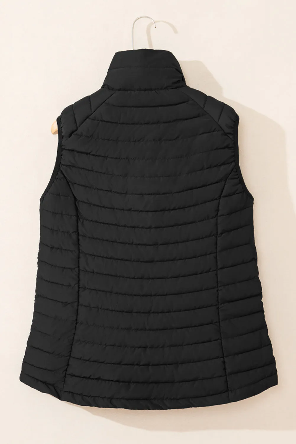 Threaded Pear Harper Quilted Zipped Puffer Vest sold by Zulily product image thumbnail 4