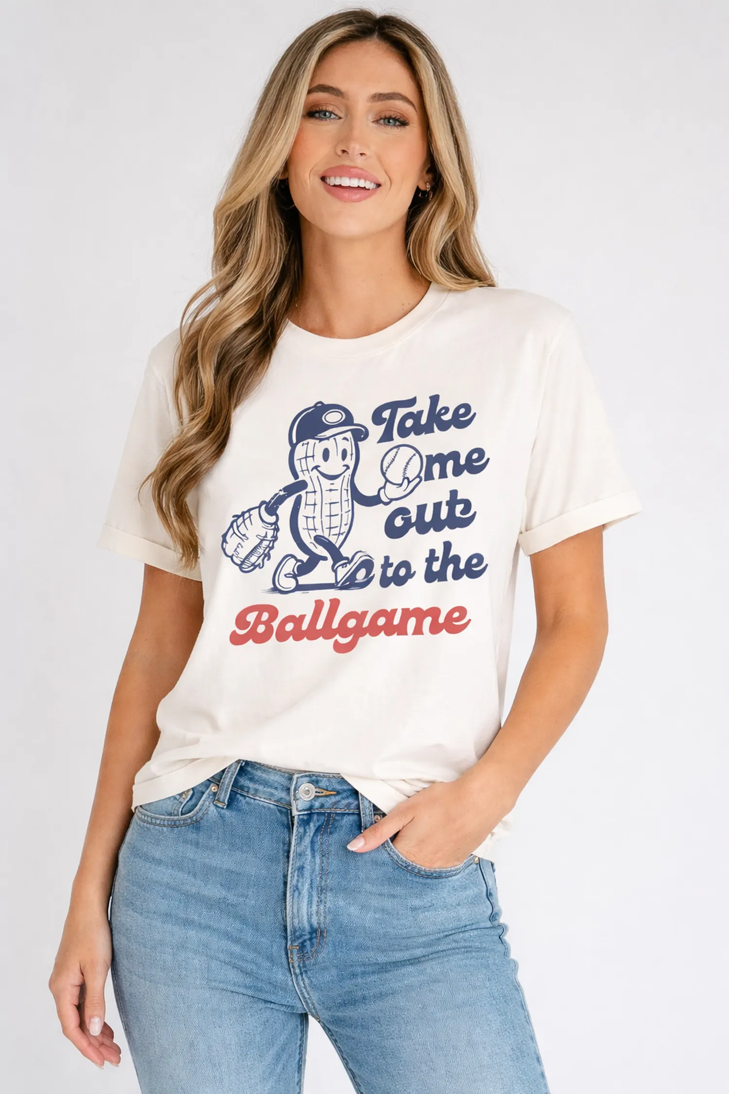Threaded Pear Hattie the Ballgame Casual Tee sold by Zulily