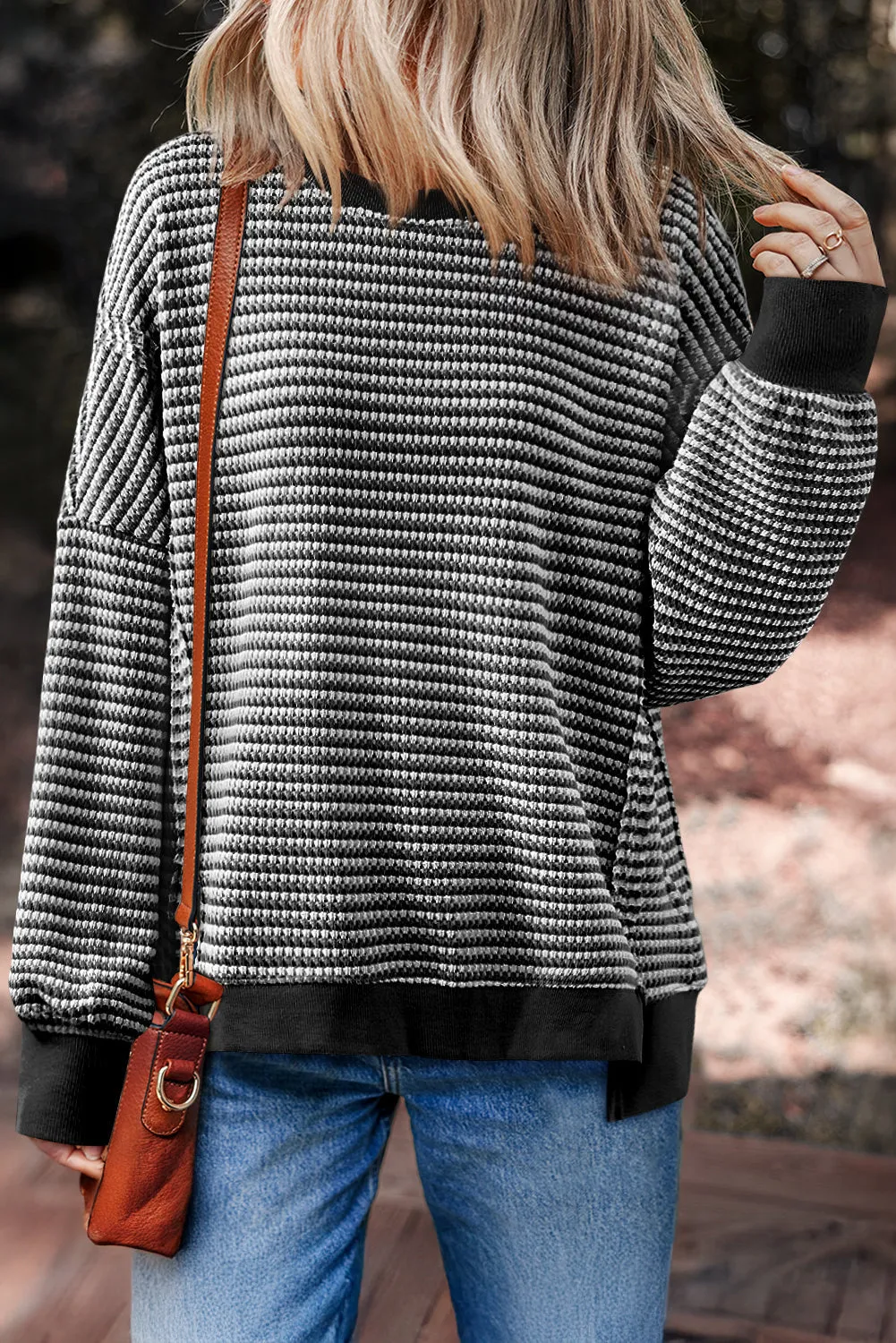 Threaded Pear Hattie Sleeve Oversize top Long Sleeve Top sold by Zulily