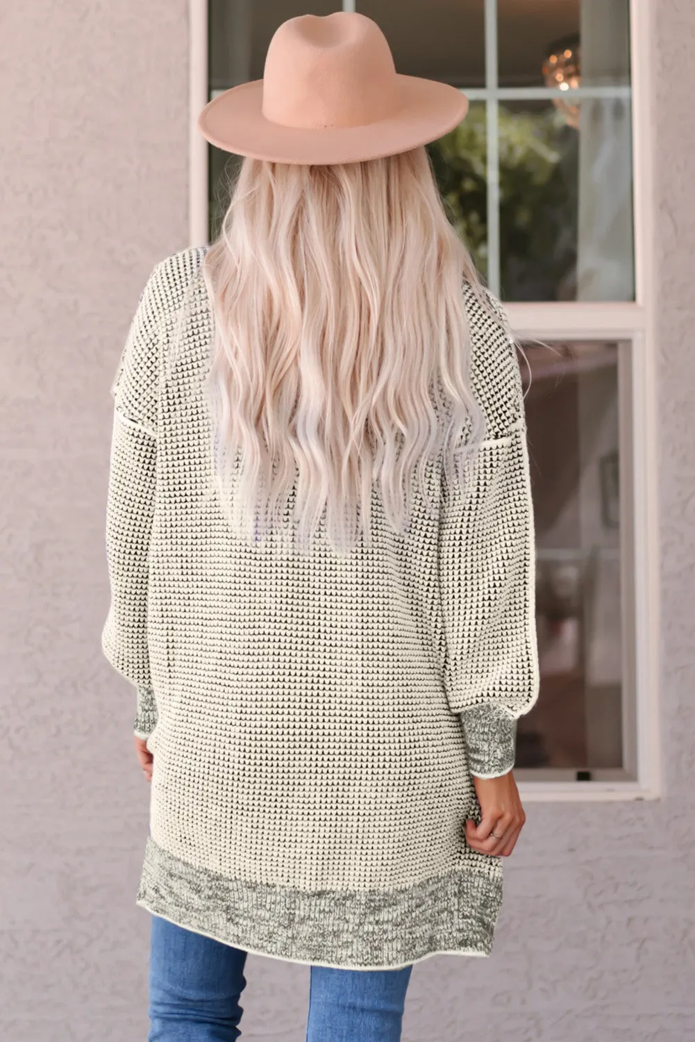 Threaded Pear Harper Long Open Front Cardigan sold by Zulily product image thumbnail 2