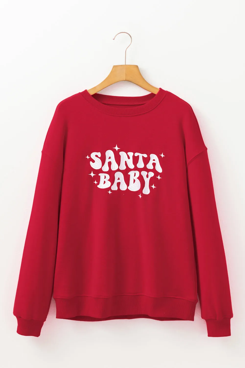 Threaded Pear Harper Embroidered Crewneck Christmas Sweatshirt sold by Zulily product image thumbnail 5