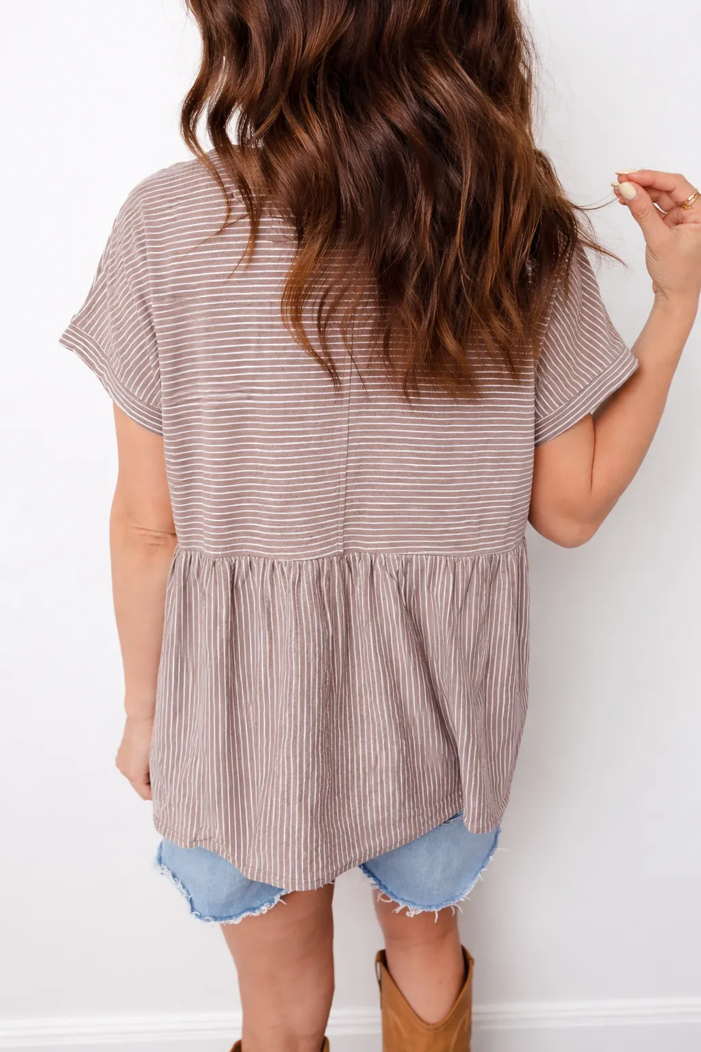 Threaded Pear Giuliana Side Slit T Shirt sold by Zulily product image thumbnail 2