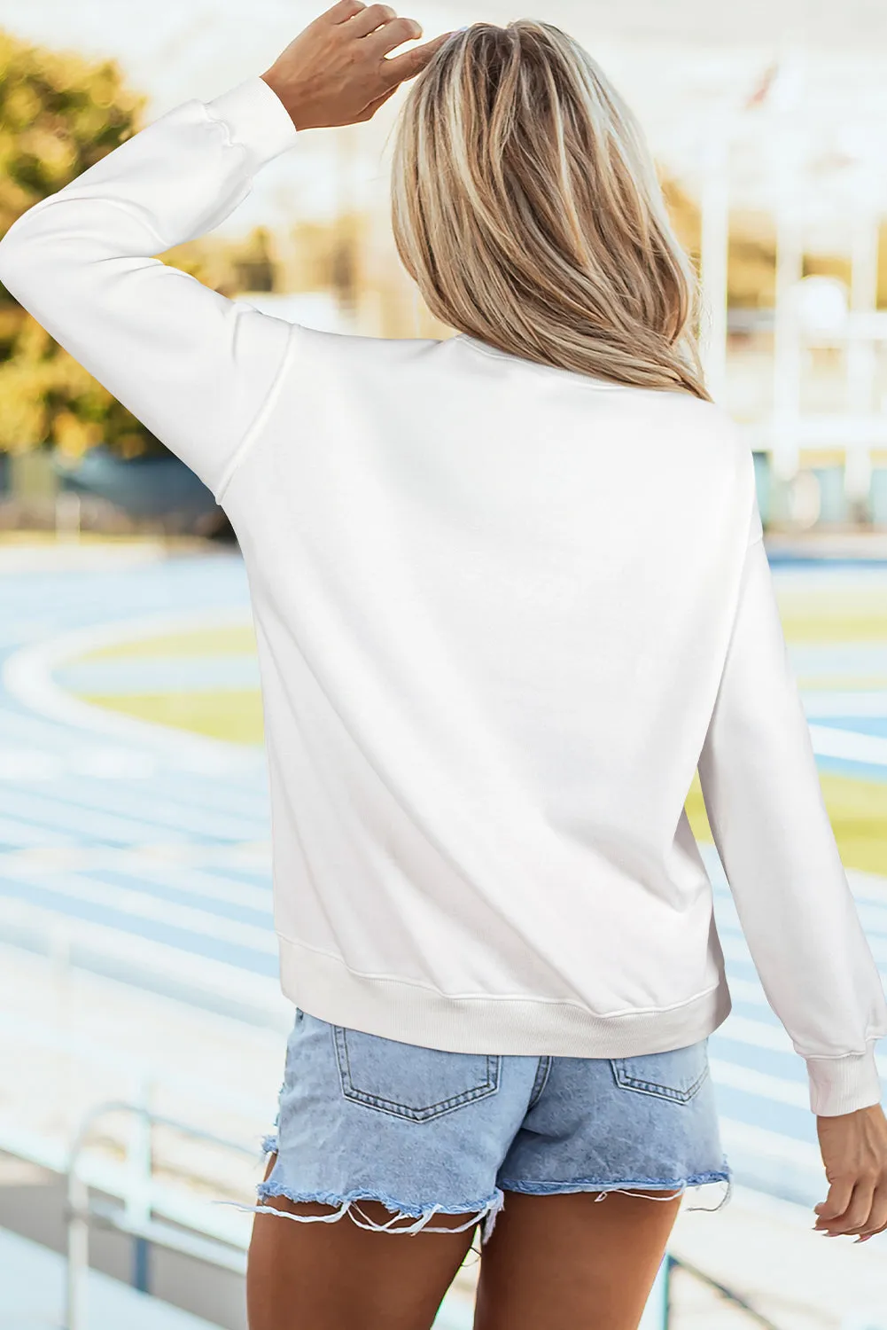 Threaded Pear Gianna Drop Shoulder Loose Sweatshirt sold by Zulily product image thumbnail 2