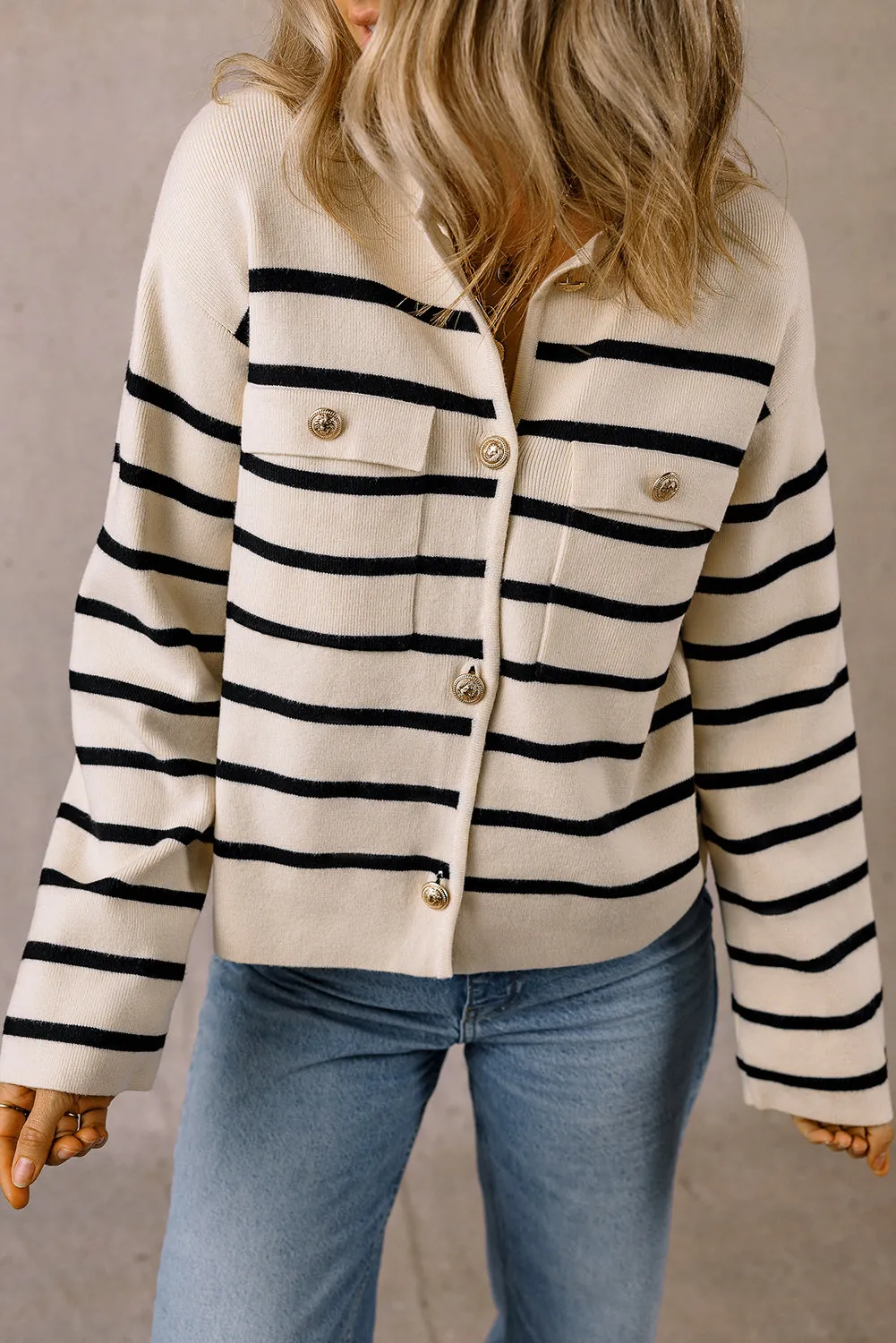 Threaded Pear Genesis Pocket Buttoned Cardigan Sweater sold by Zulily