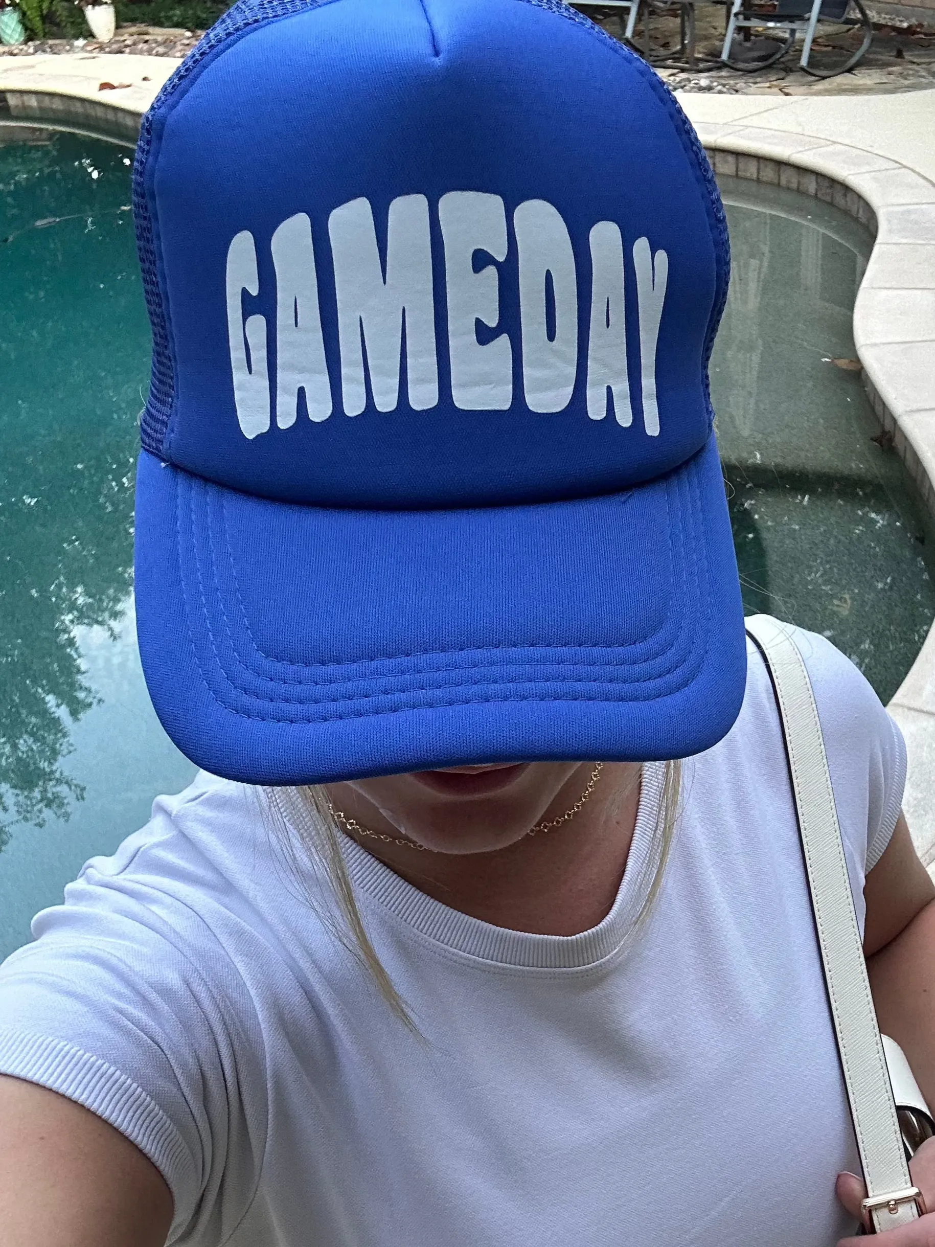 Threaded Pear GAME DAY Cap sold by Zulily