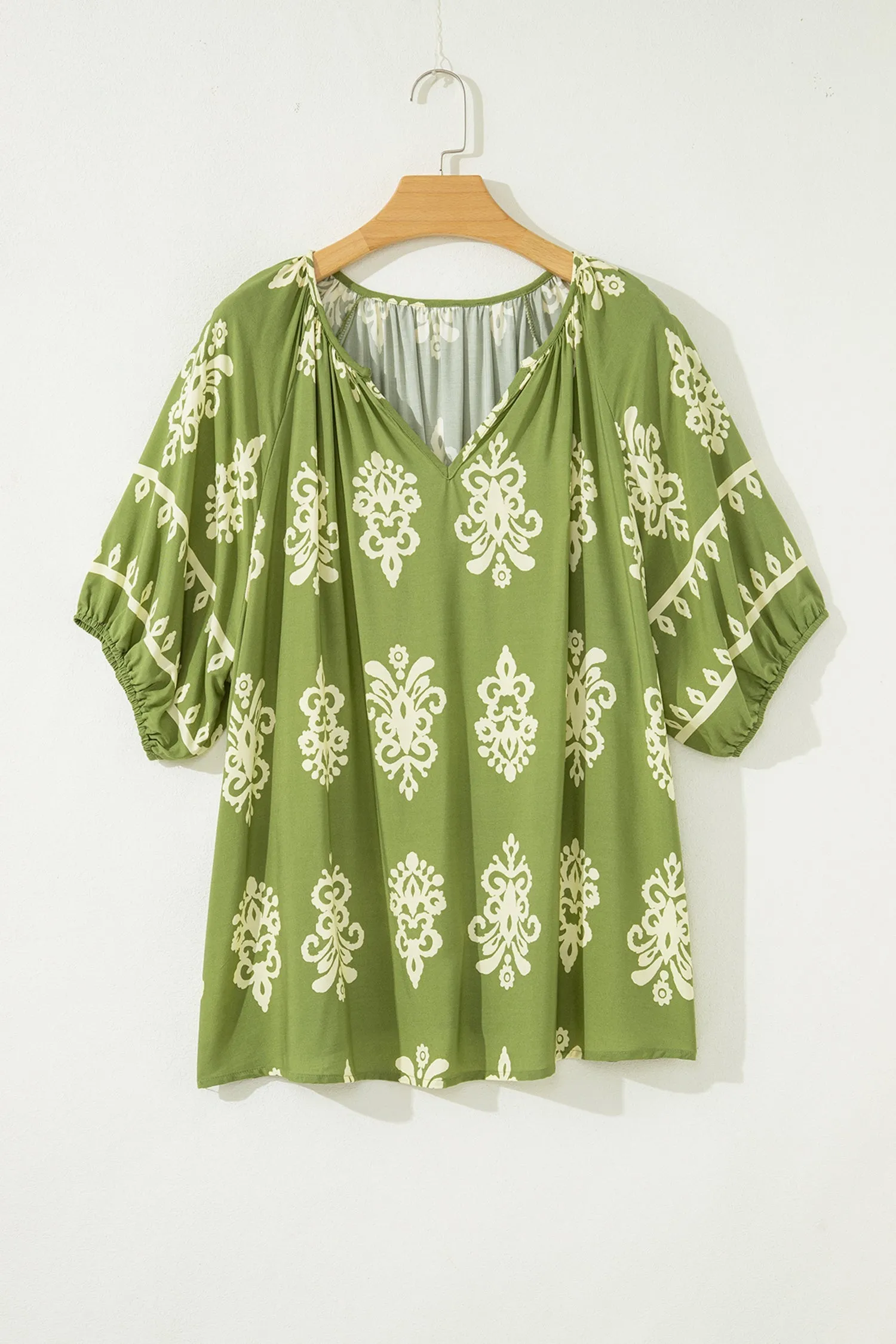 Threaded Pear Gabriella Floral Short Sleeve PLUS Top sold by Zulily product image thumbnail 3