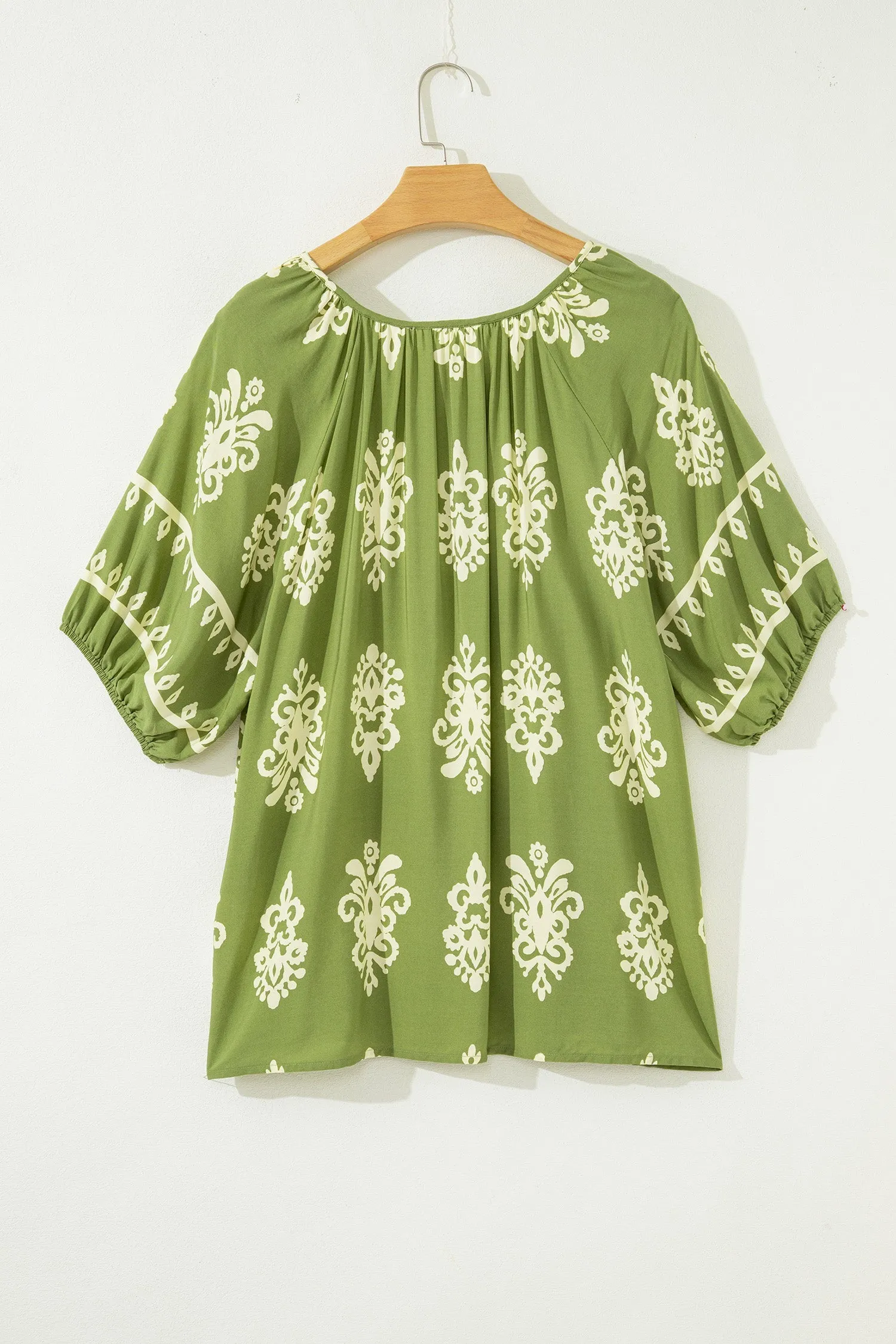 Threaded Pear Gabriella Floral Short Sleeve PLUS Top sold by Zulily product image thumbnail 4