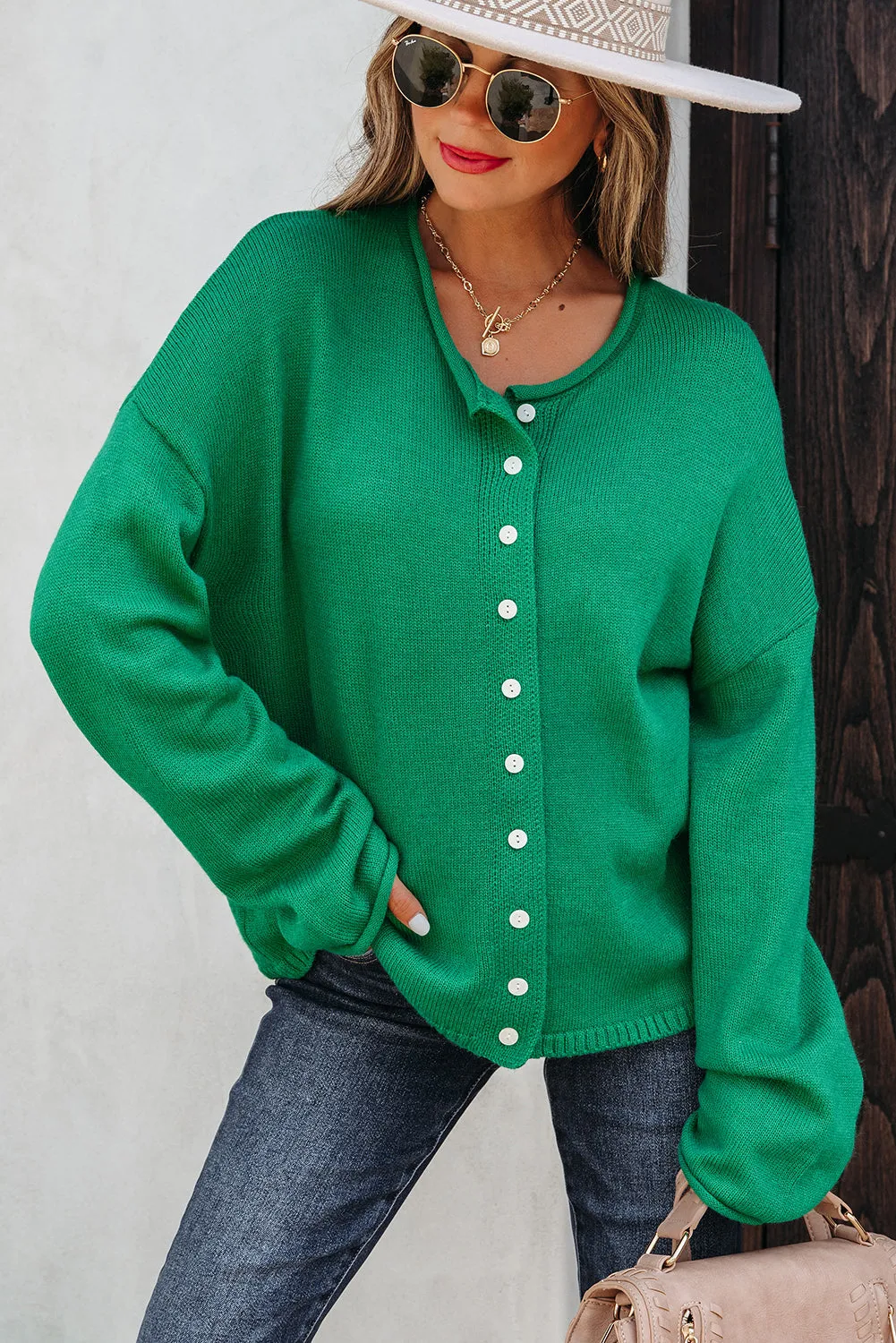 Threaded Pear Evatyn Knit Drop Shoulder Sweater sold by Zulily product image thumbnail 3
