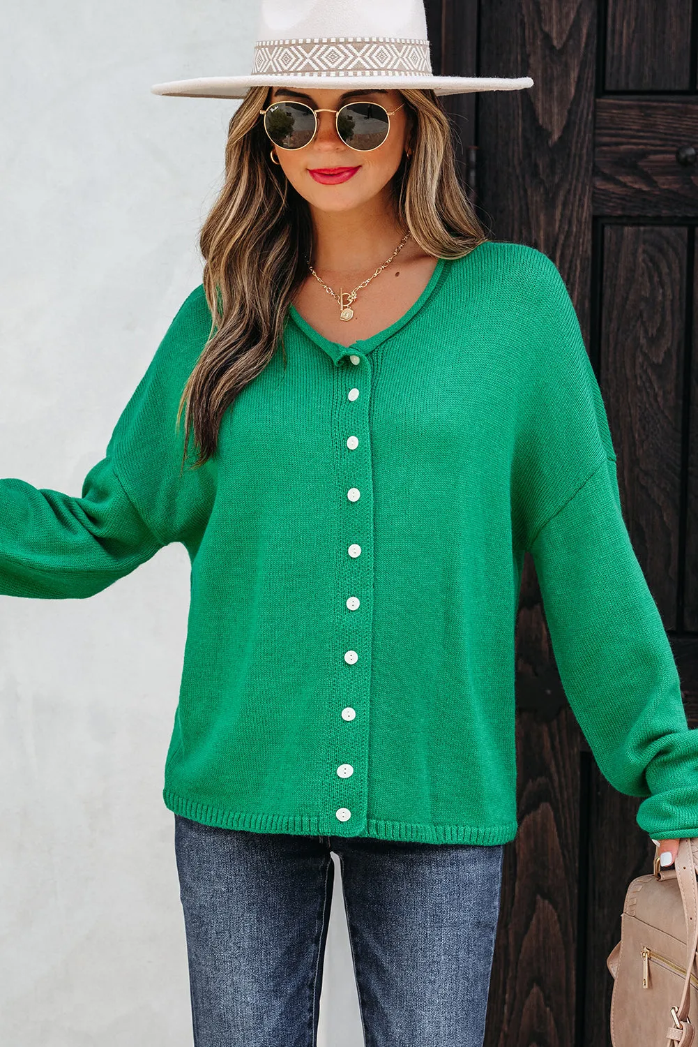 Threaded Pear Evatyn Knit Drop Shoulder Sweater sold by Zulily product image thumbnail 4