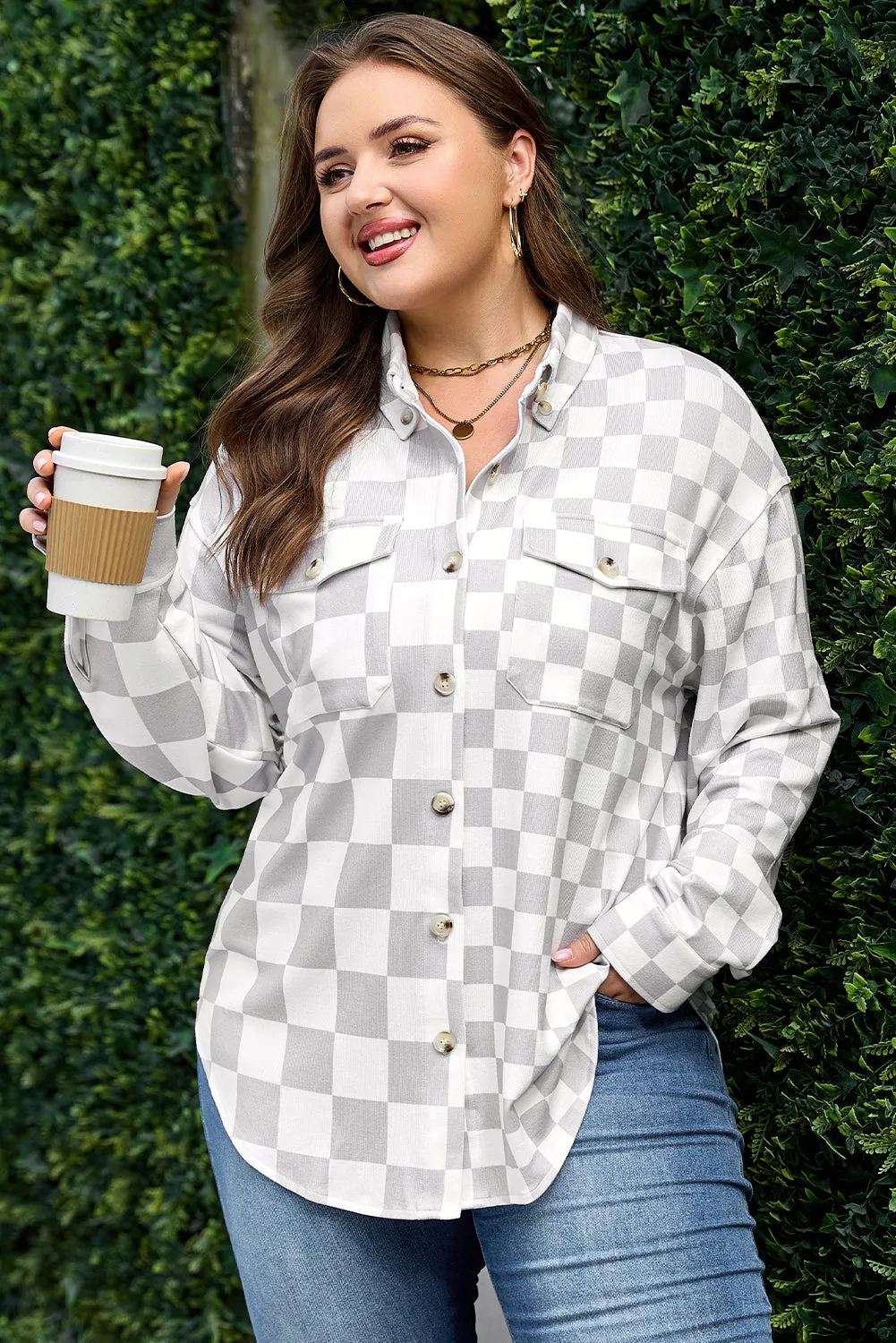 Threaded Pear Emily Down Casual Western Plus Jacket sold by Zulily