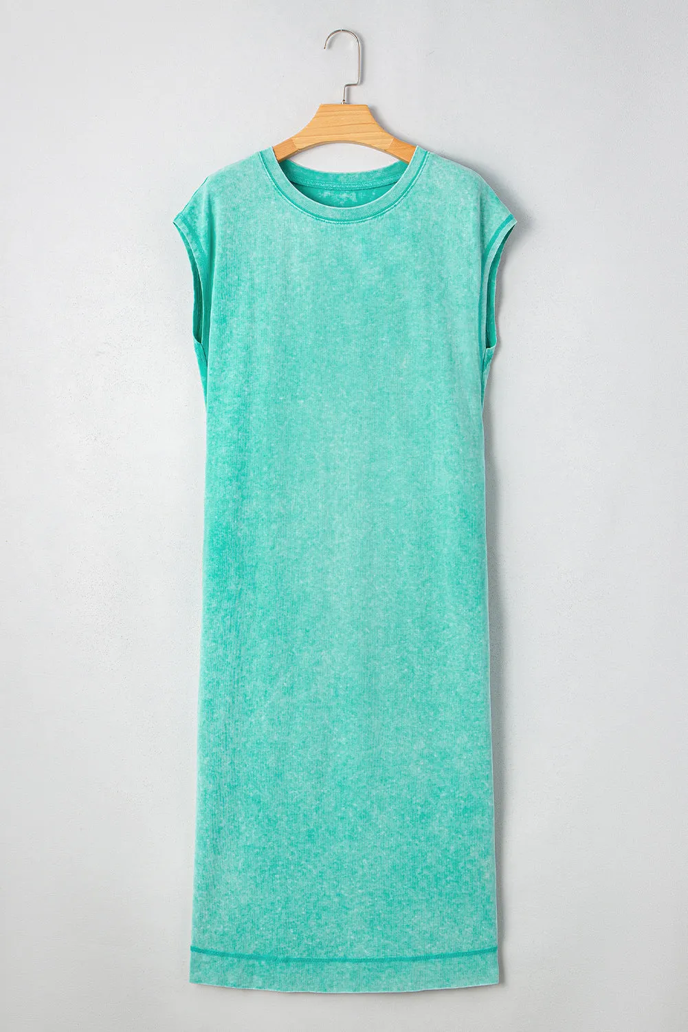 Threaded Pear Eloise Mineral Wash Pocketed T-shirt Long Dress sold by Zulily product image thumbnail 5