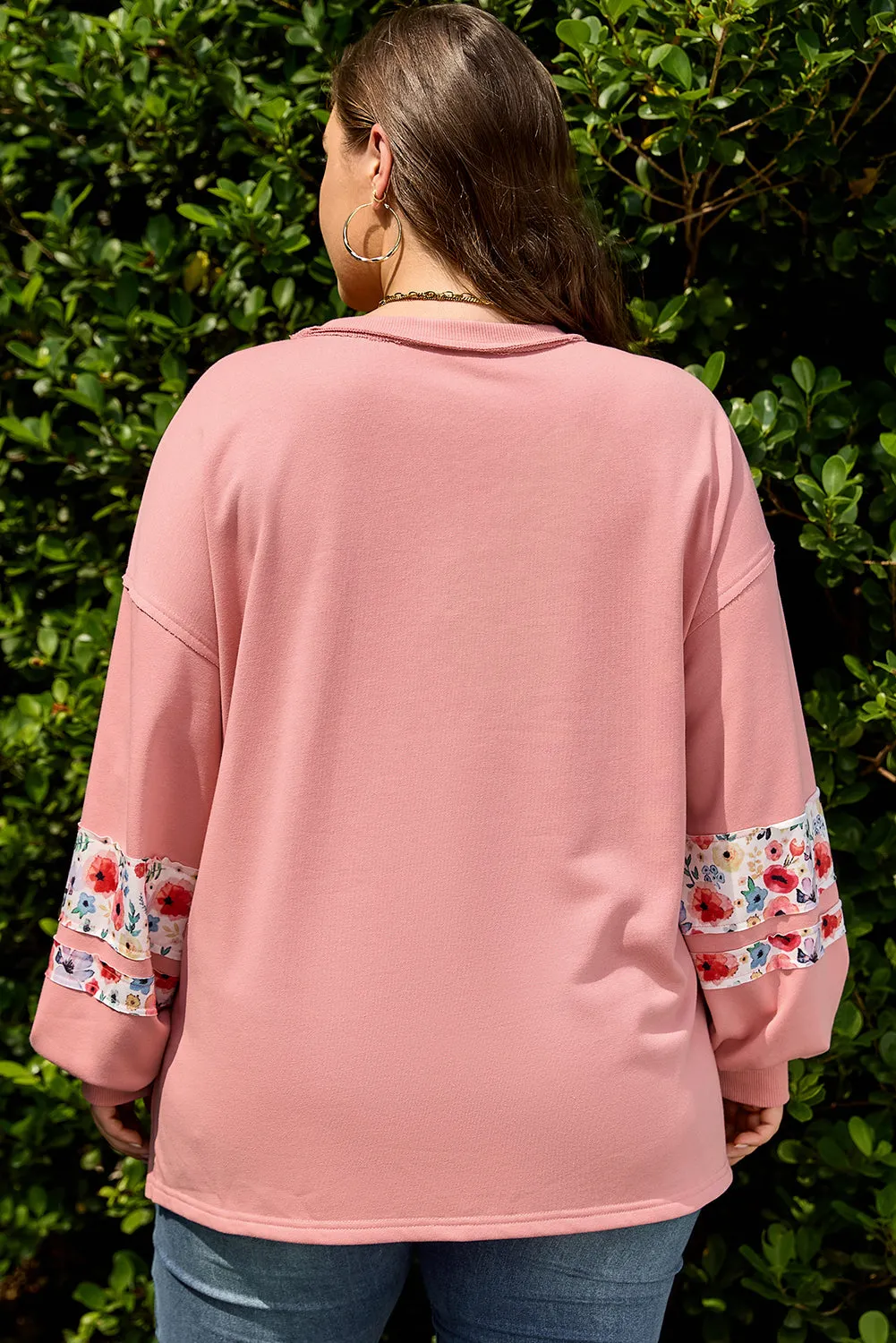 Threaded Pear Elizabeth applique Drop Shoulder Sweatshirt sold by Zulily product image thumbnail 2