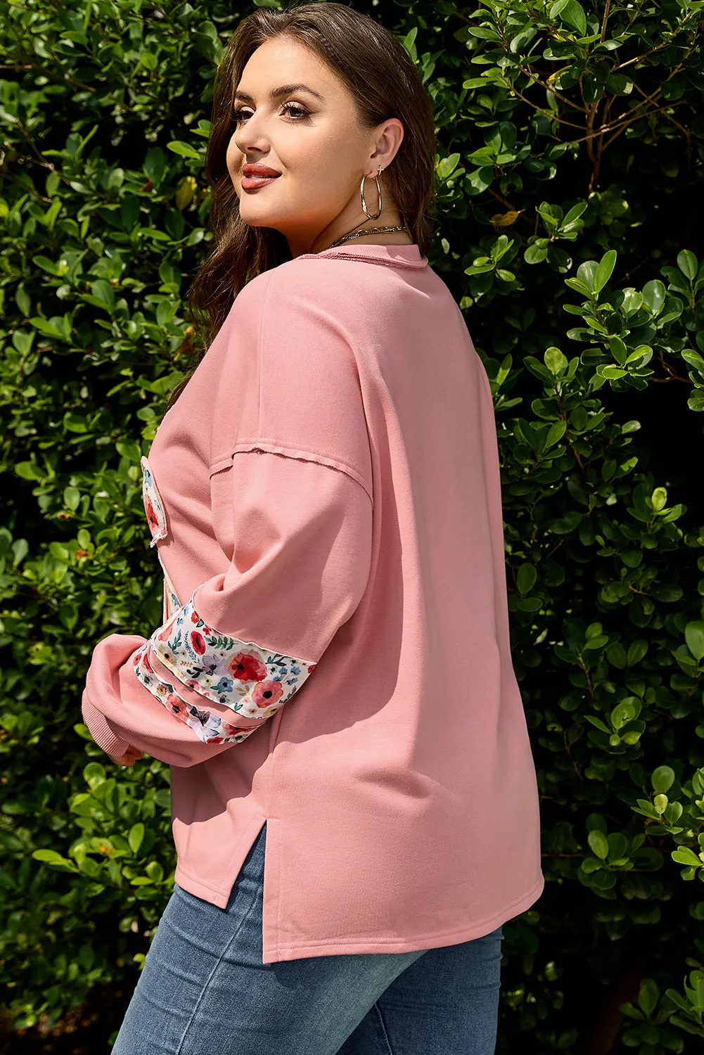 Threaded Pear Elizabeth applique Drop Shoulder Sweatshirt sold by Zulily product image thumbnail 3