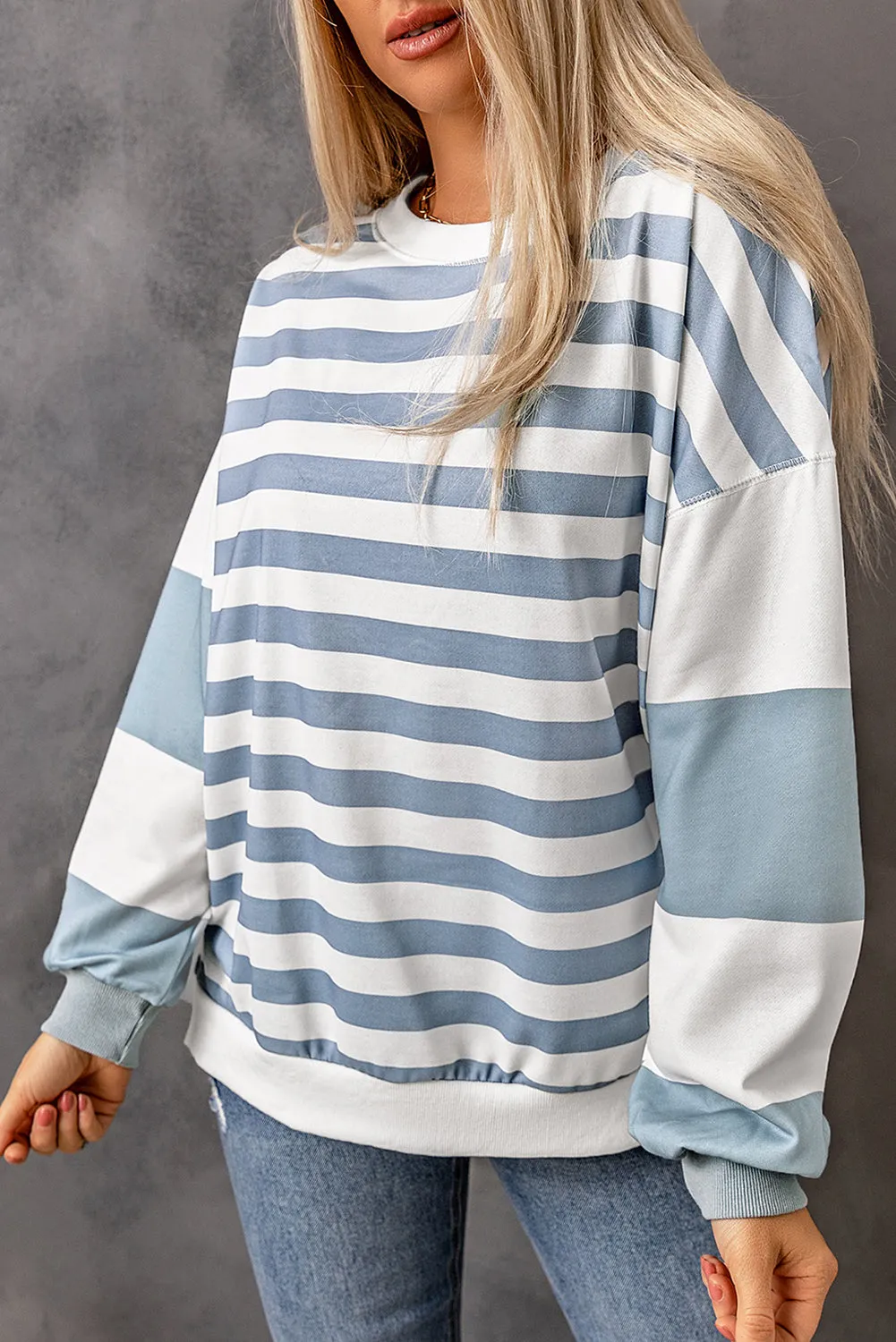 Threaded Pear Elina Striped Pullover Sweatshirt sold by Zulily product image thumbnail 5