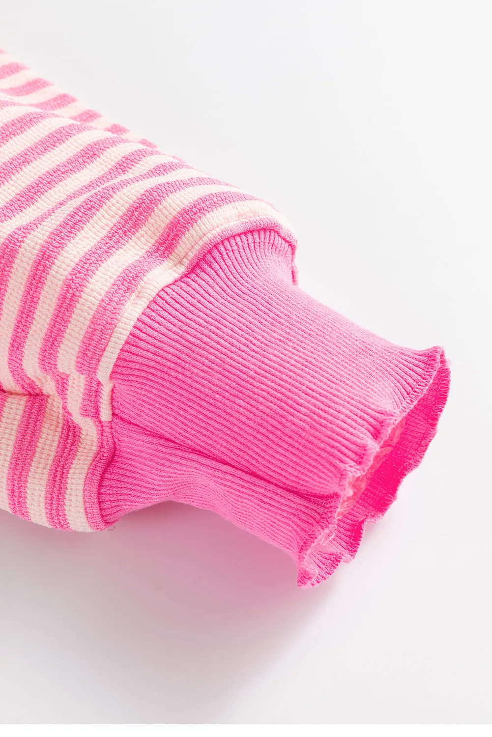 Threaded Pear Eliana Loose Drop Shoulder Long Sleeve Top sold by Zulily product image thumbnail 5