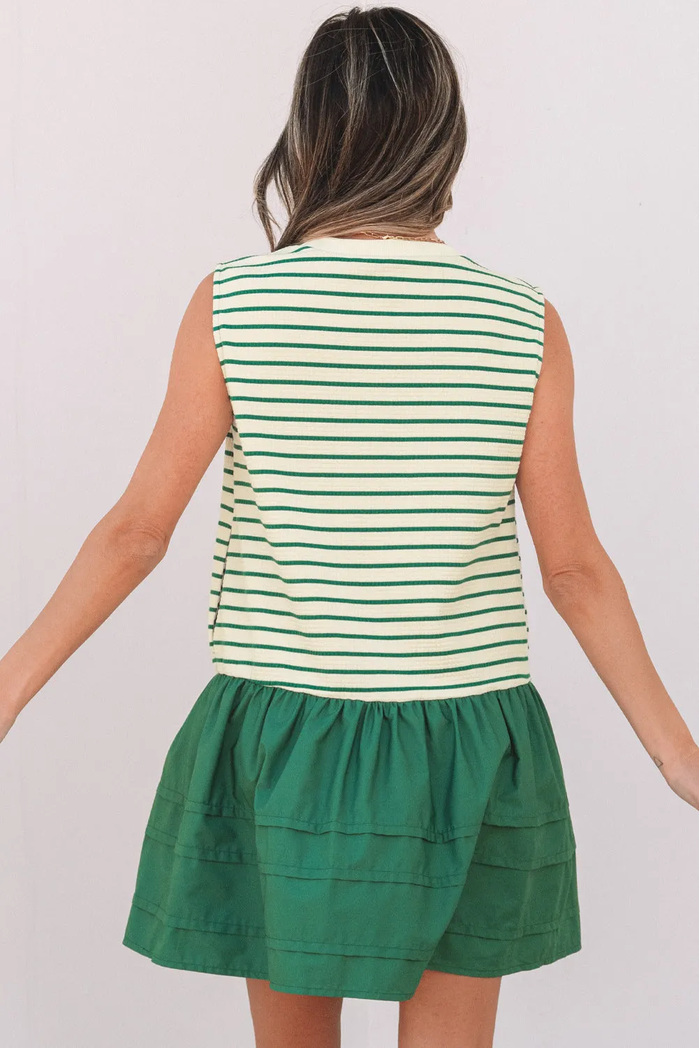 Threaded Pear Dorothy Woven Ruffled Sleeveless Mini Dress sold by Zulily product image thumbnail 2
