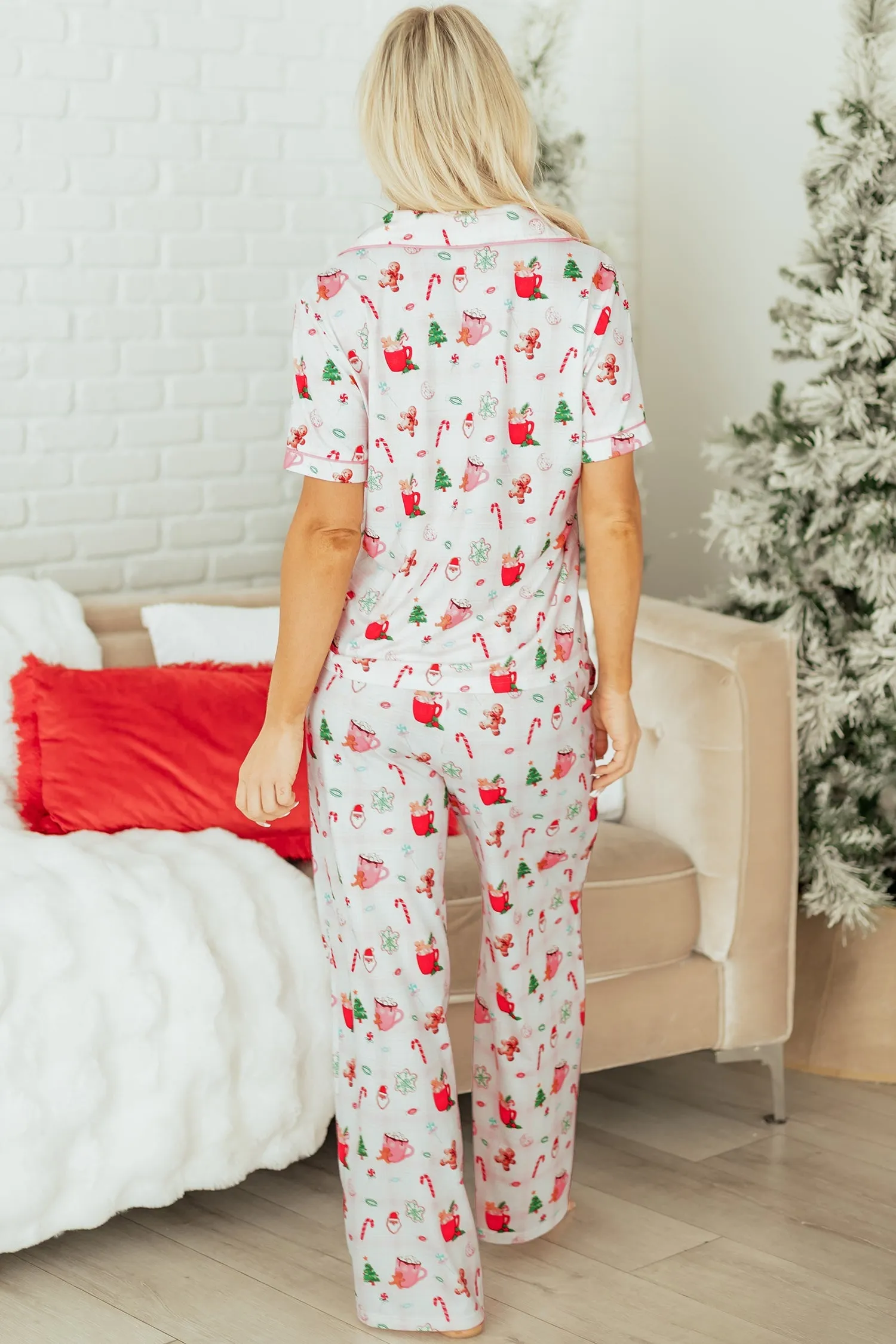 Threaded Pear Destiny Print Short Sleeve PJ Set sold by Zulily product image thumbnail 2