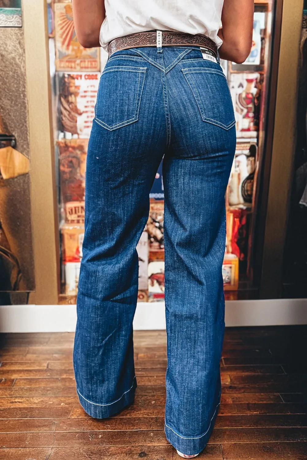 Threaded Pear Daria Detail Loose Cuffed Jeans sold by Zulily product image thumbnail 2