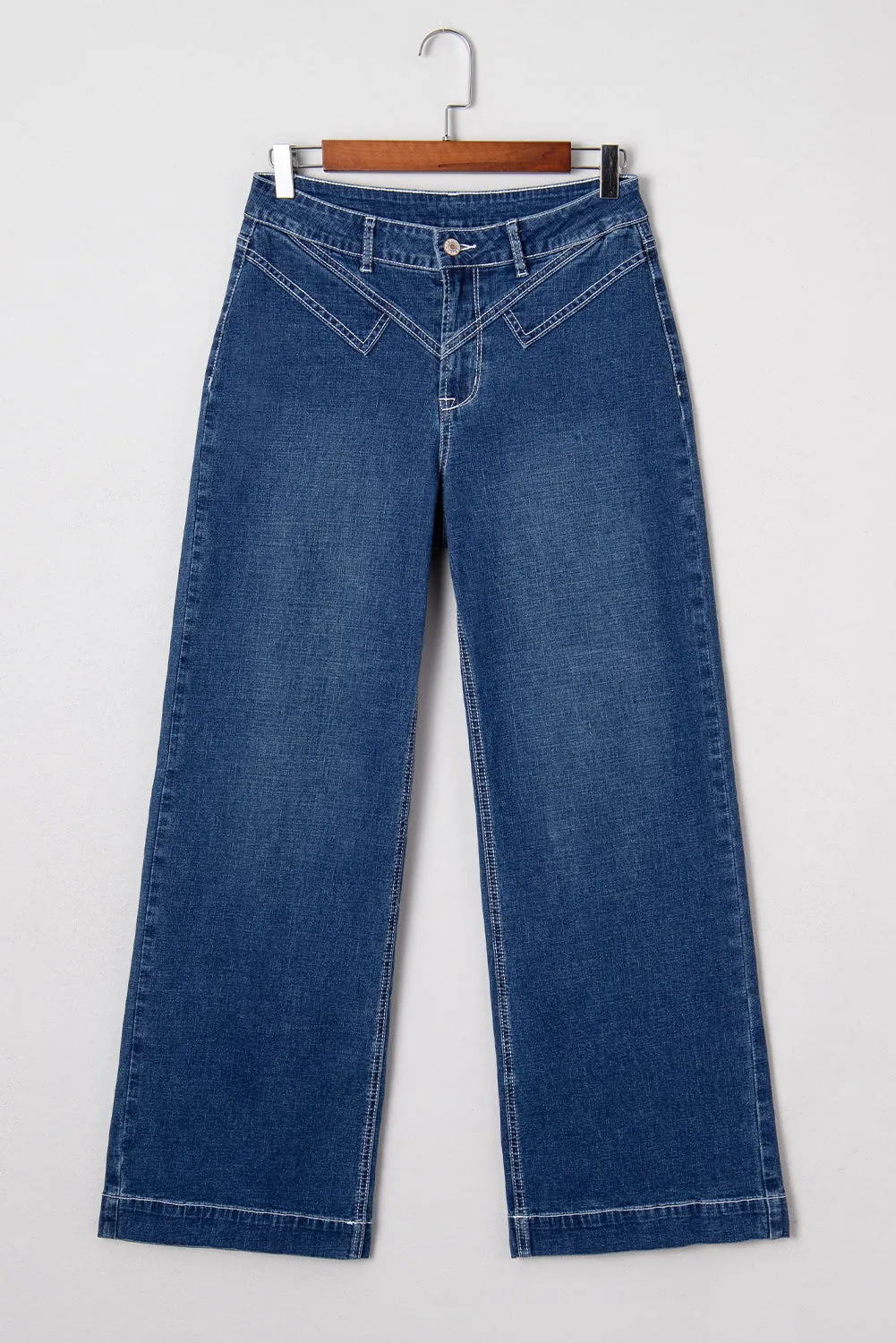 Threaded Pear Daria Detail Loose Cuffed Jeans sold by Zulily product image thumbnail 3