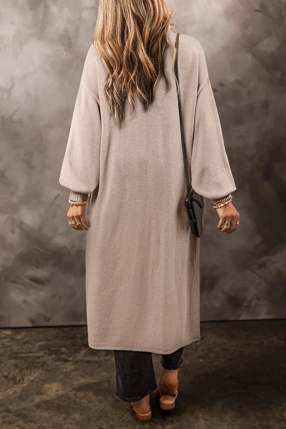 Threaded Pear Daniela Pocket Long Knitted Cardigan sold by Zulily product image thumbnail 2