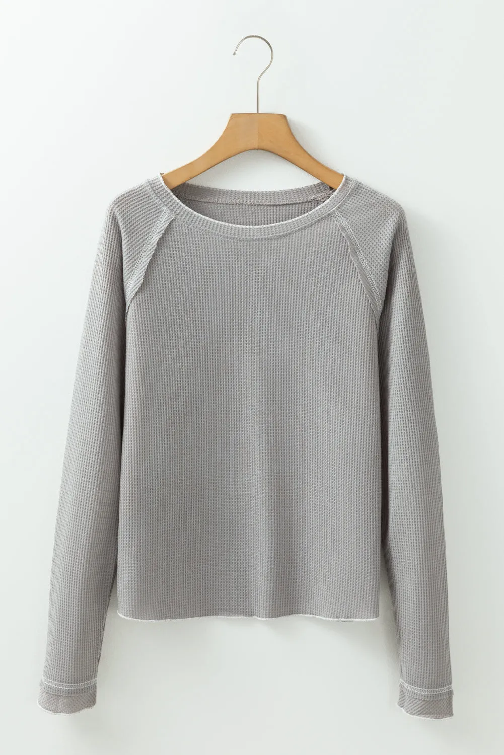 Threaded Pear Daisy Textured Round Neck Long Sleeve Top sold by Zulily product image thumbnail 4