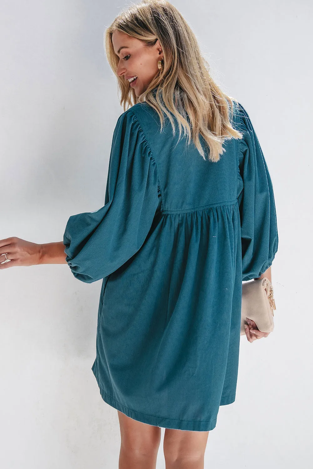 Threaded Pear Charlie Corduroy Button Dress sold by Zulily product image thumbnail 2